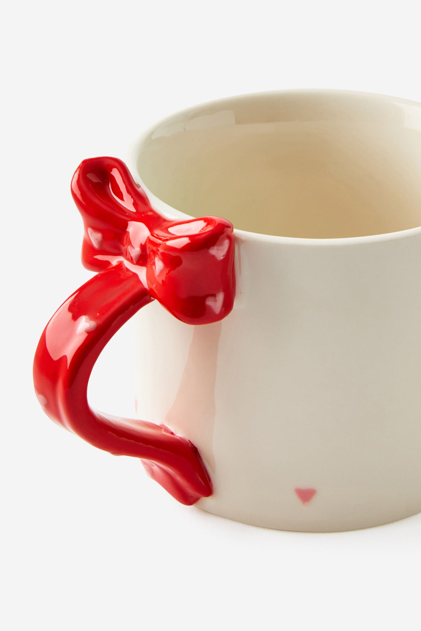 Bow & Heart Shaped Mug