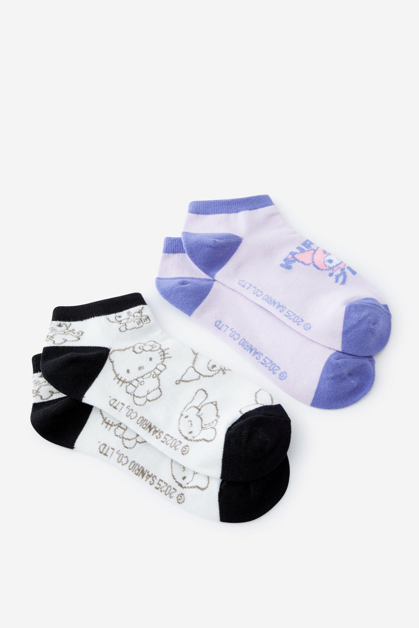 Hello Kitty 2 Pk Of Ankle Socks