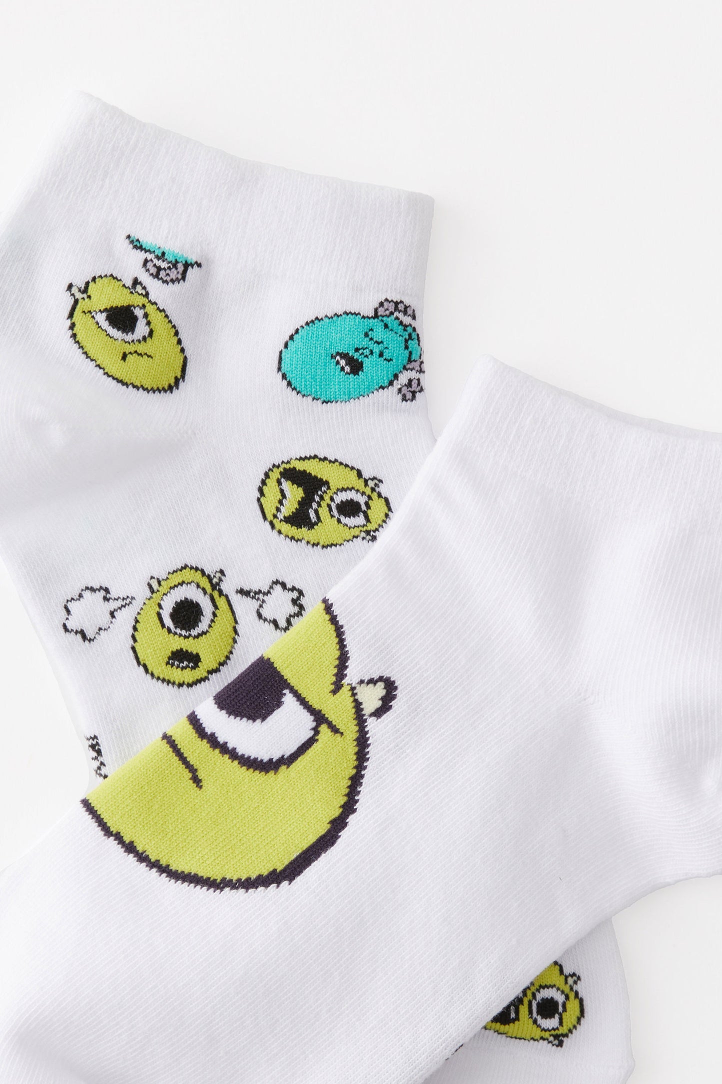 Monsters, Inc. 2 Pk Of Ankle Socks