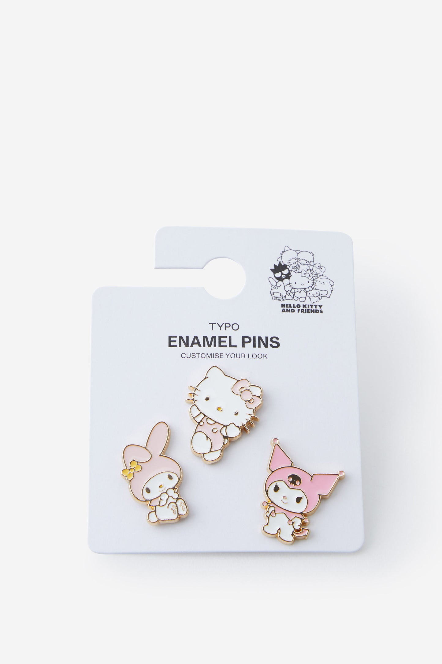 Hello Kitty Enamel Pins 3Pack