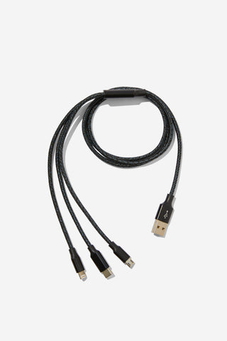 3-In-1 Universal Usb Charging Cable