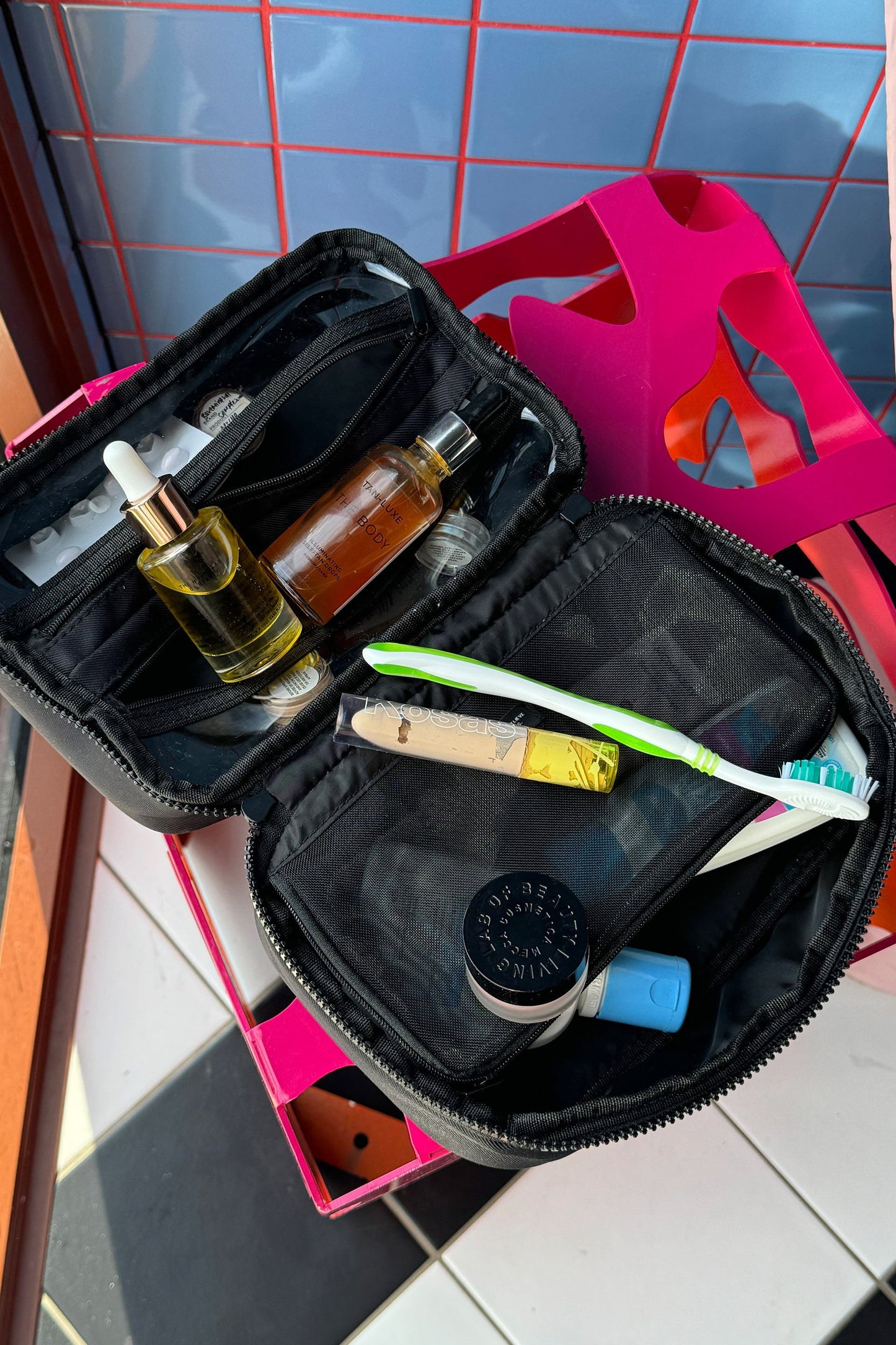 Flat Lay Wash Bag
