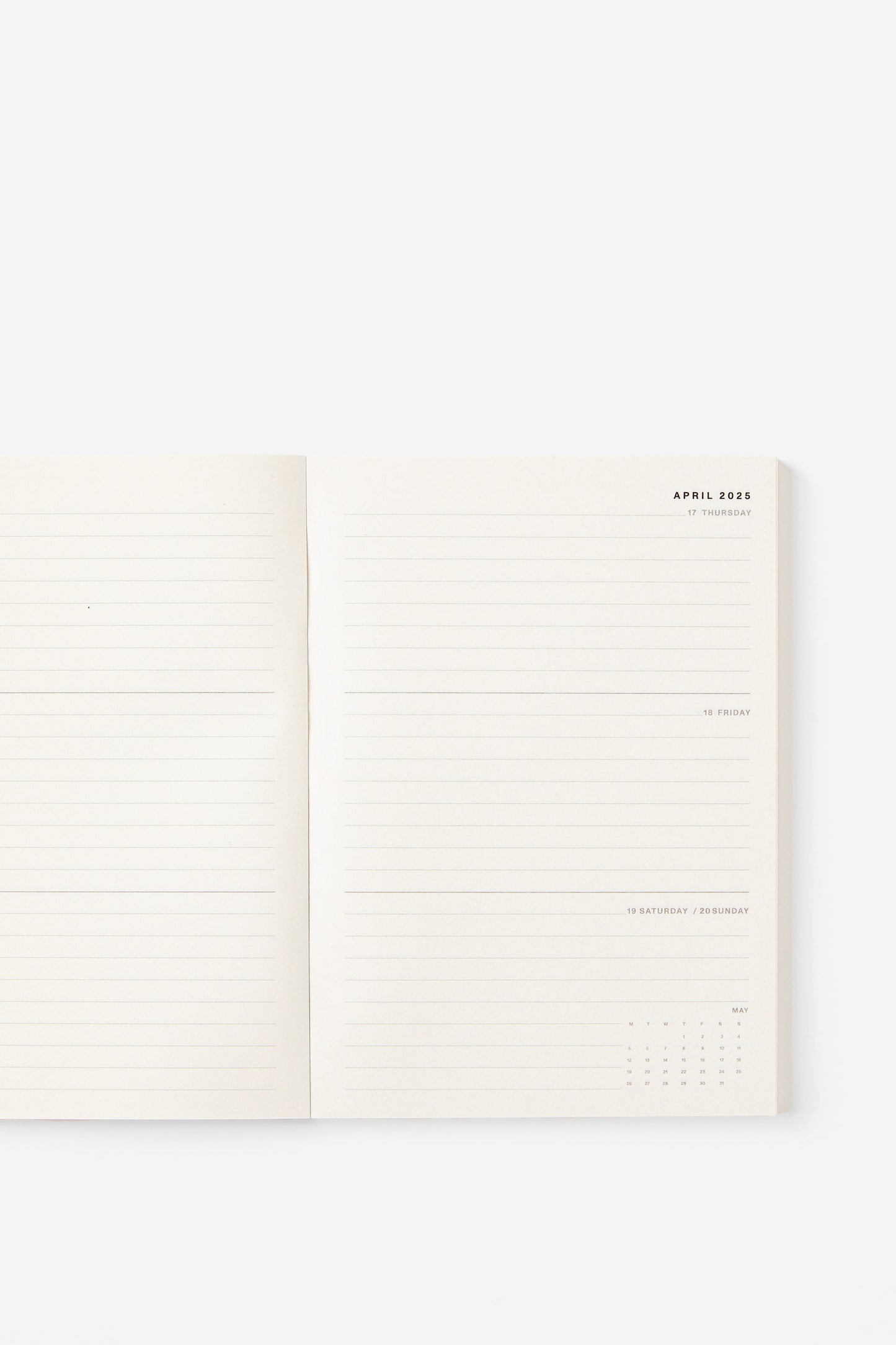 The Simpsons 2025 B6 Weekly Diary