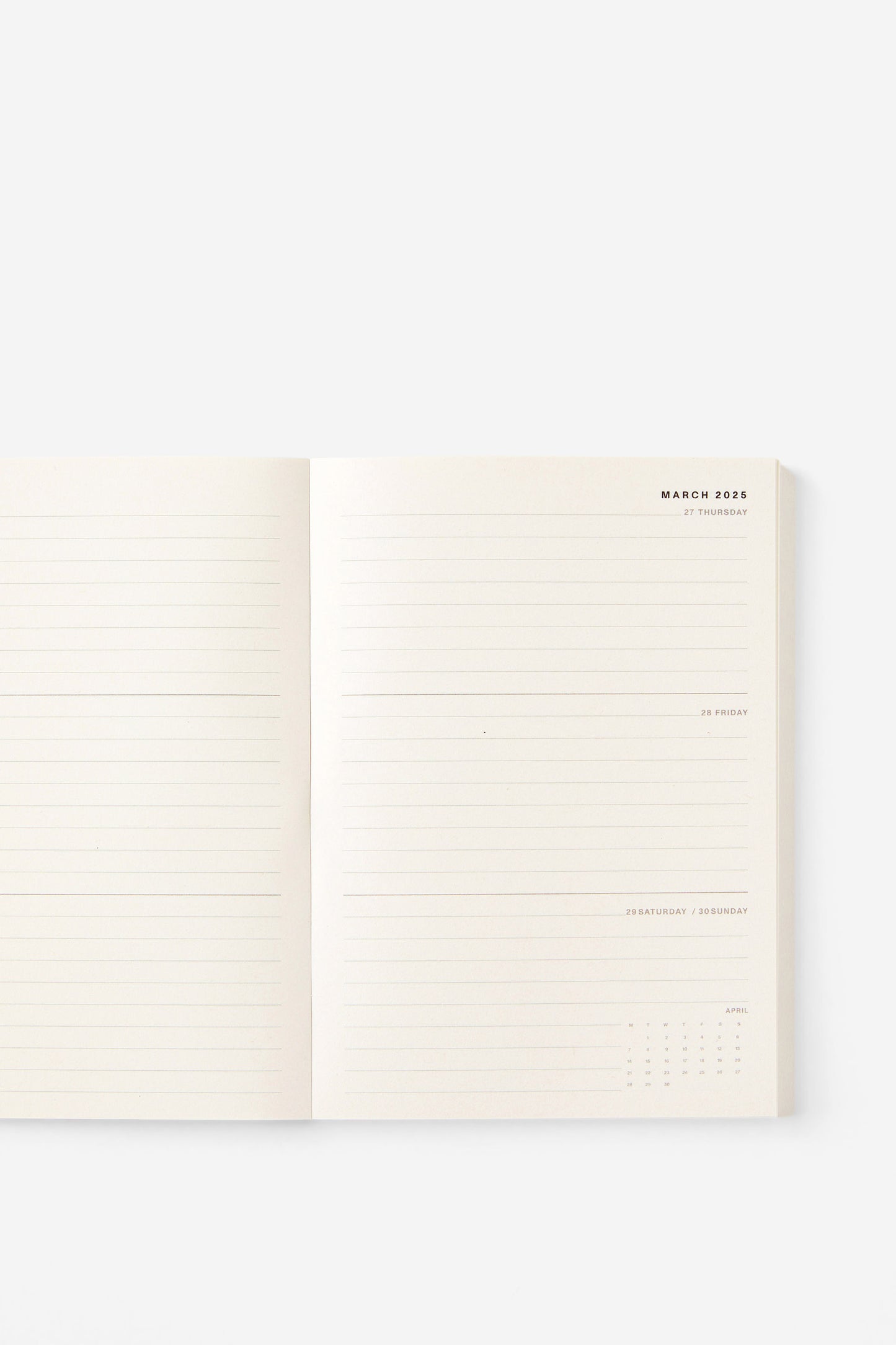 2025 Lcn B6 Weekly Diary