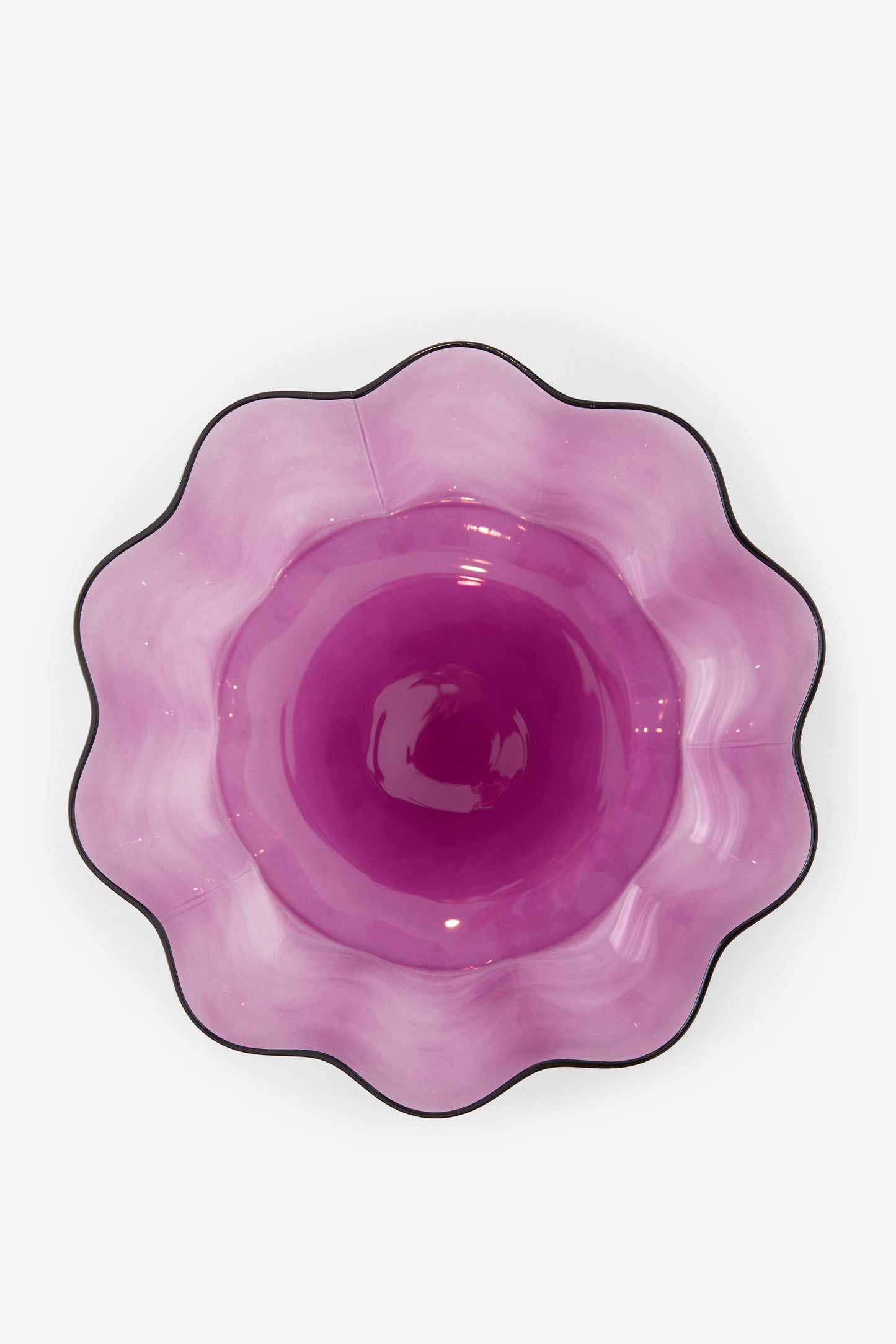 Glass Flower Bowl