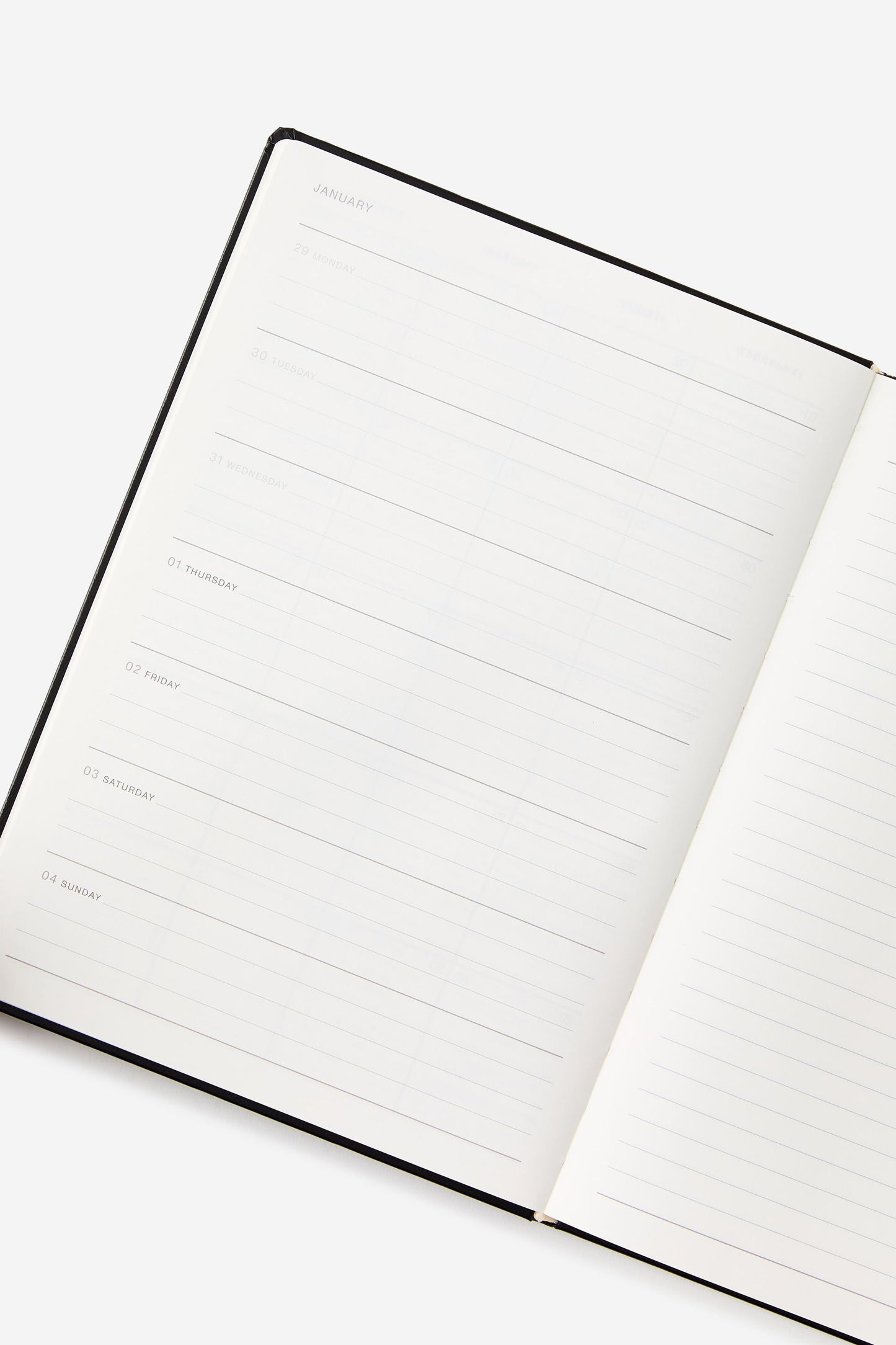 2026 B5 Weekly Hard Metro Diary