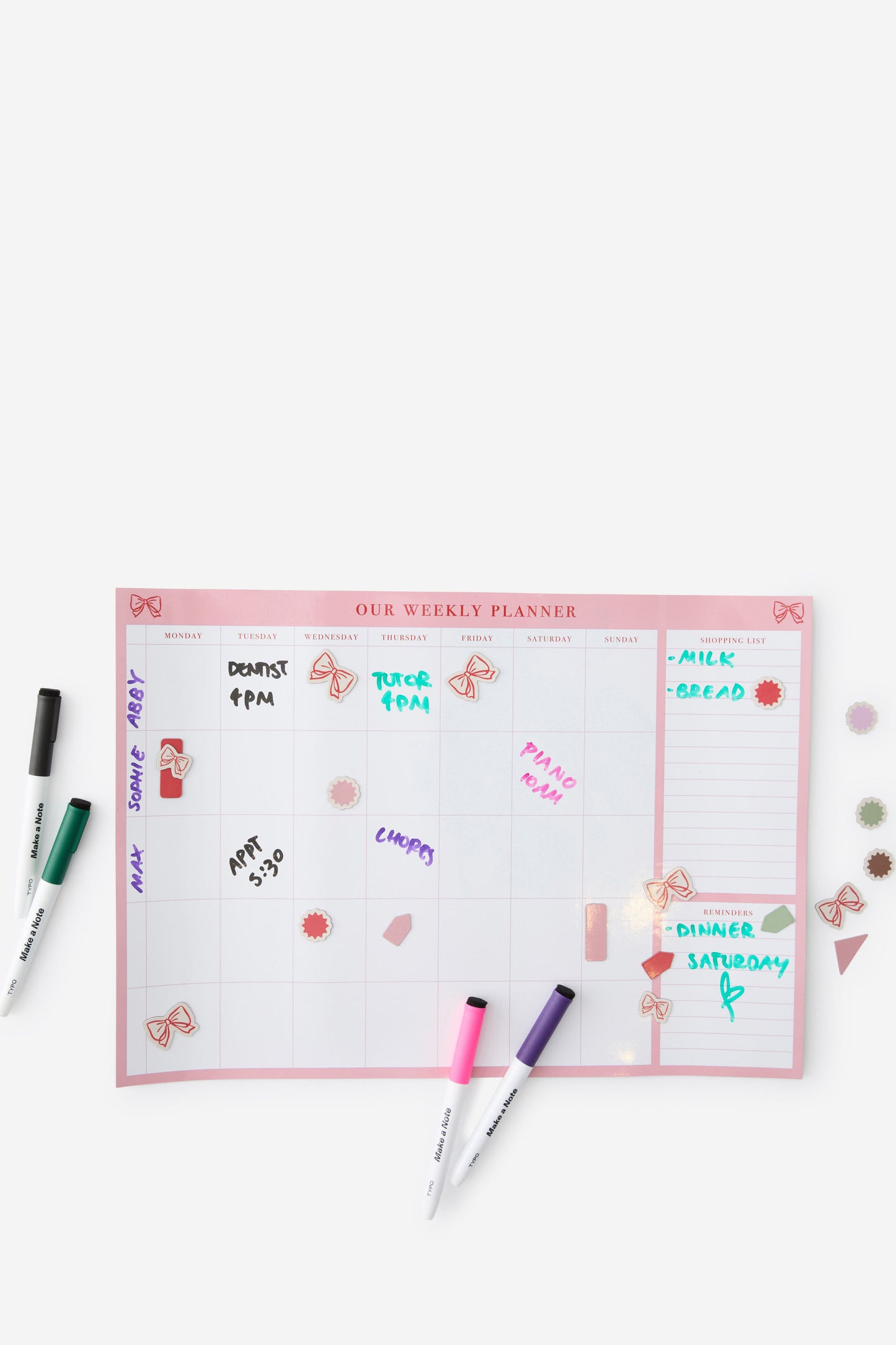 Household A3 Magnetic Planner