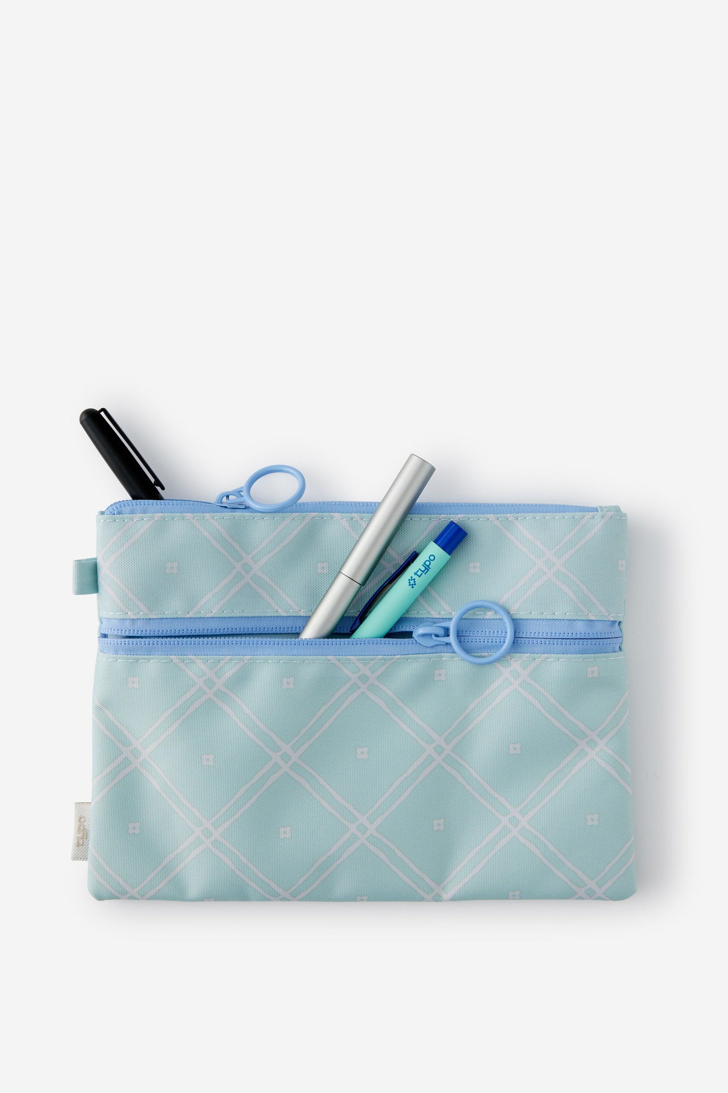 Double Zip Pencil Case