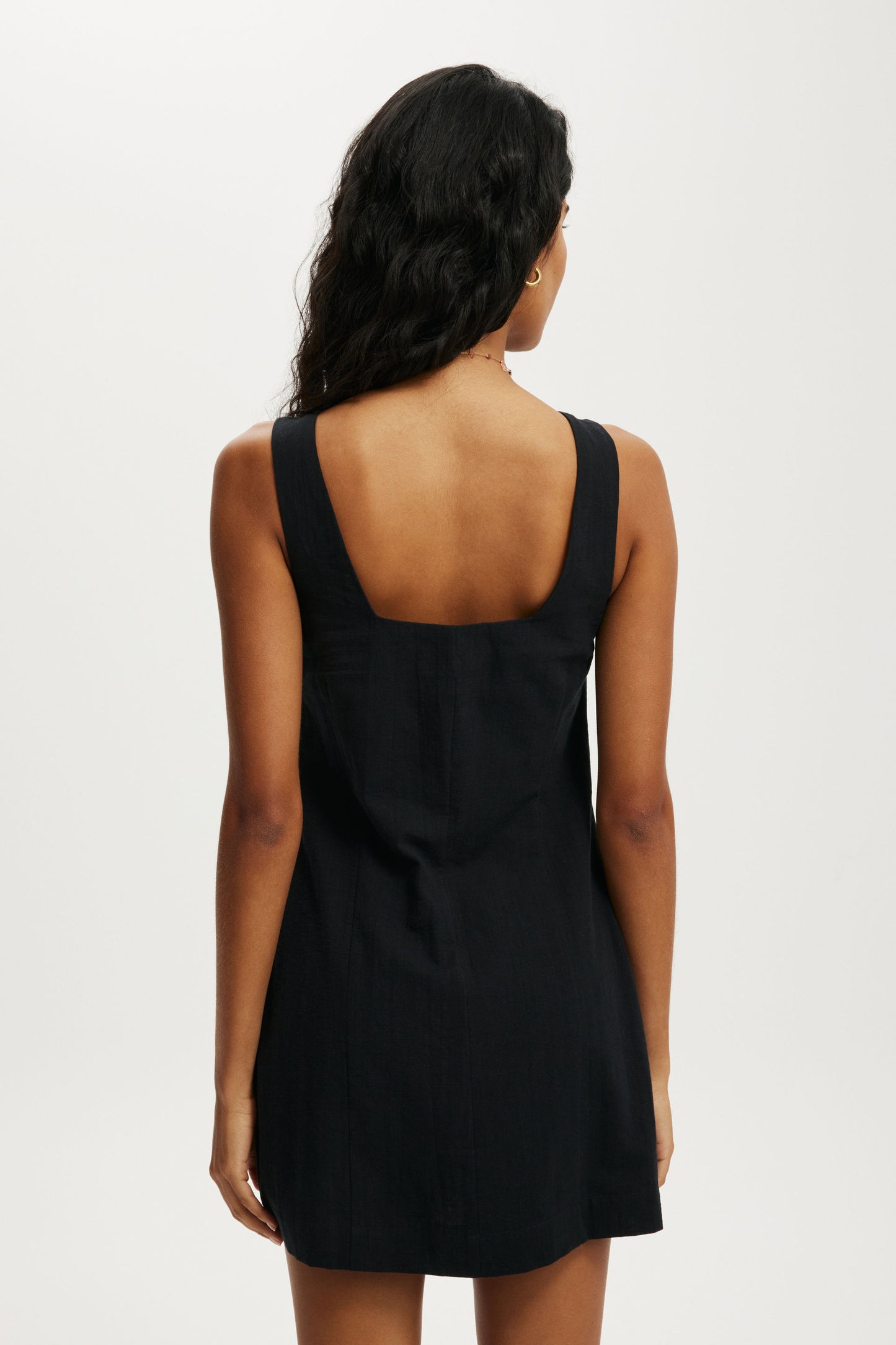 Square Neck Mini Dress