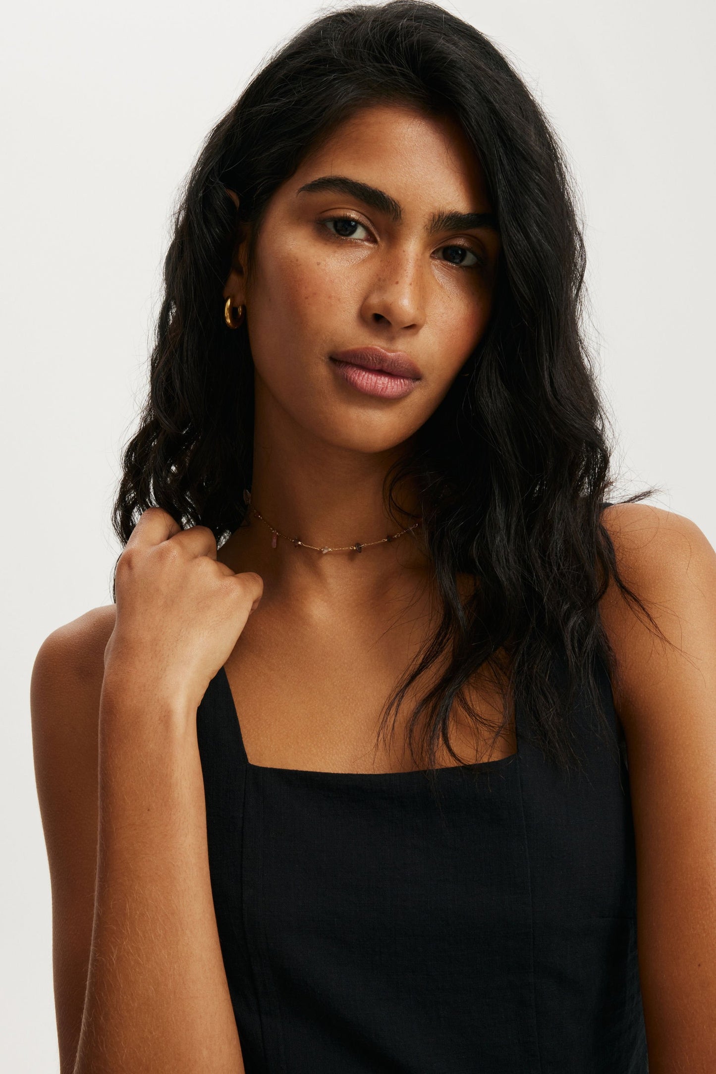 Square Neck Mini Dress