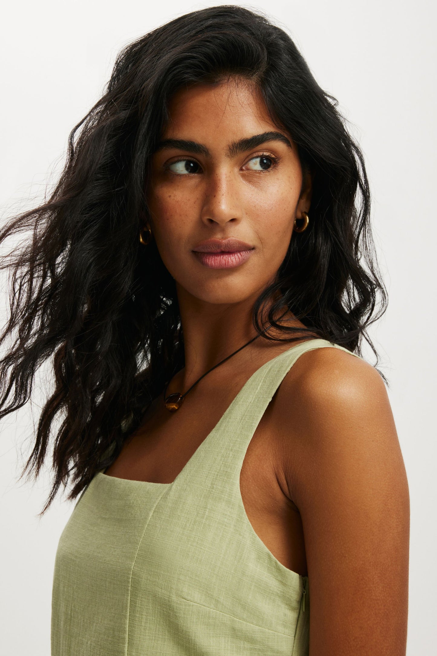 Square Neck Mini Dress