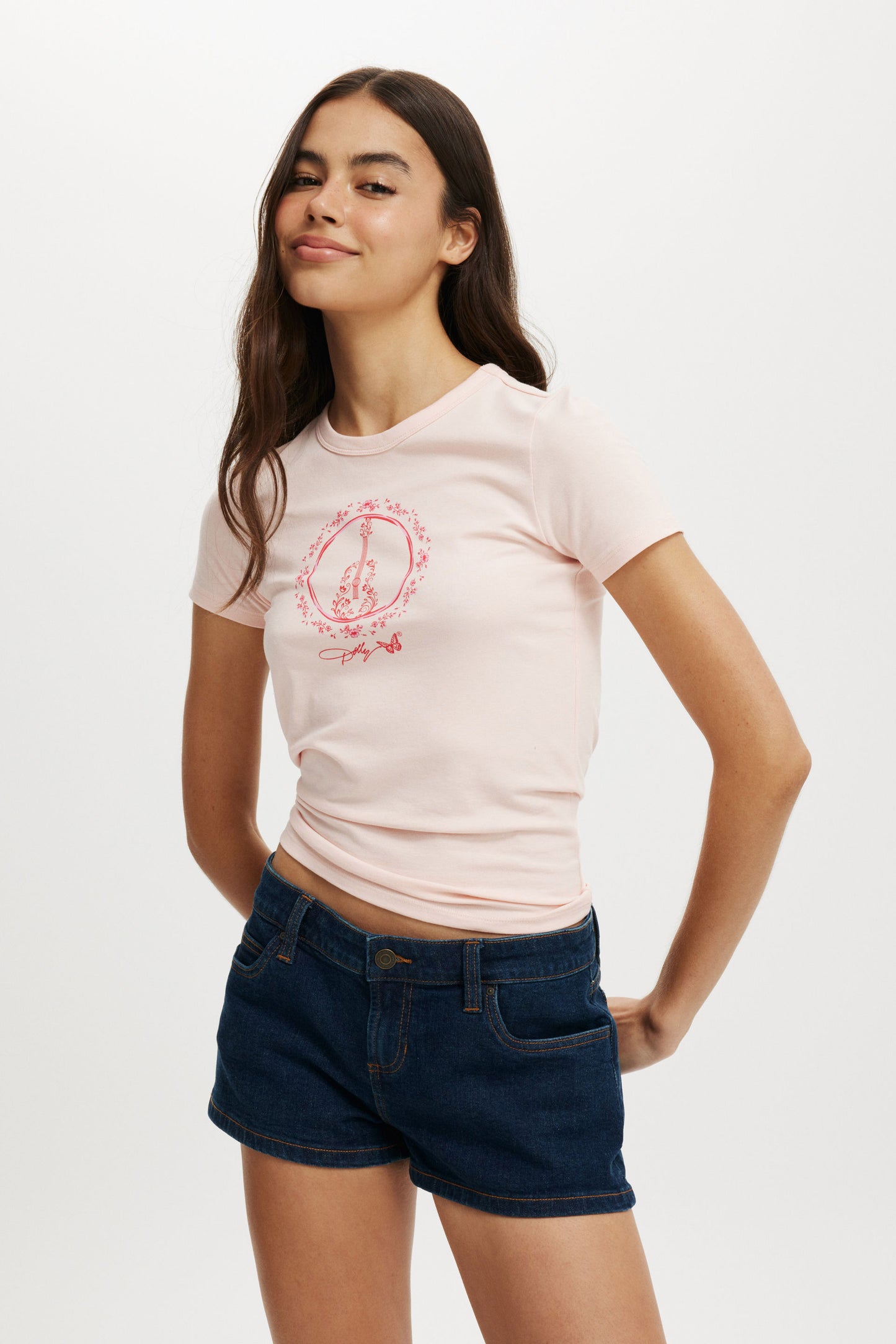 Dolly Parton Fitted Longline Tee