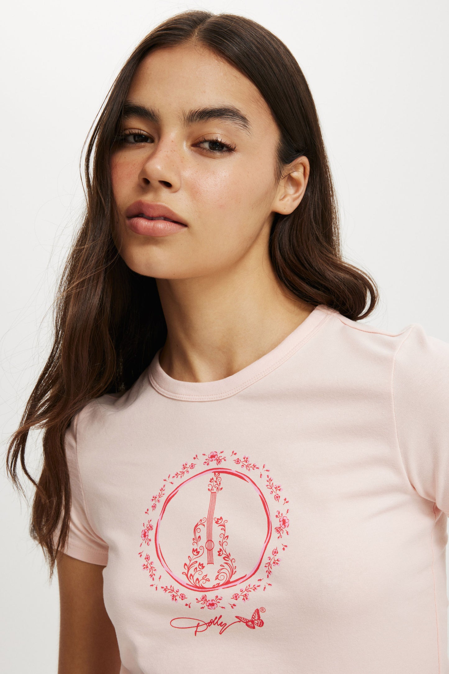 Dolly Parton Fitted Longline Tee