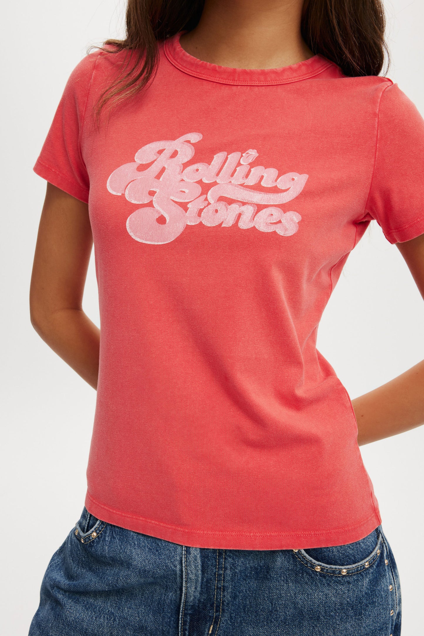 Rolling Stones Fitted Longline Tee