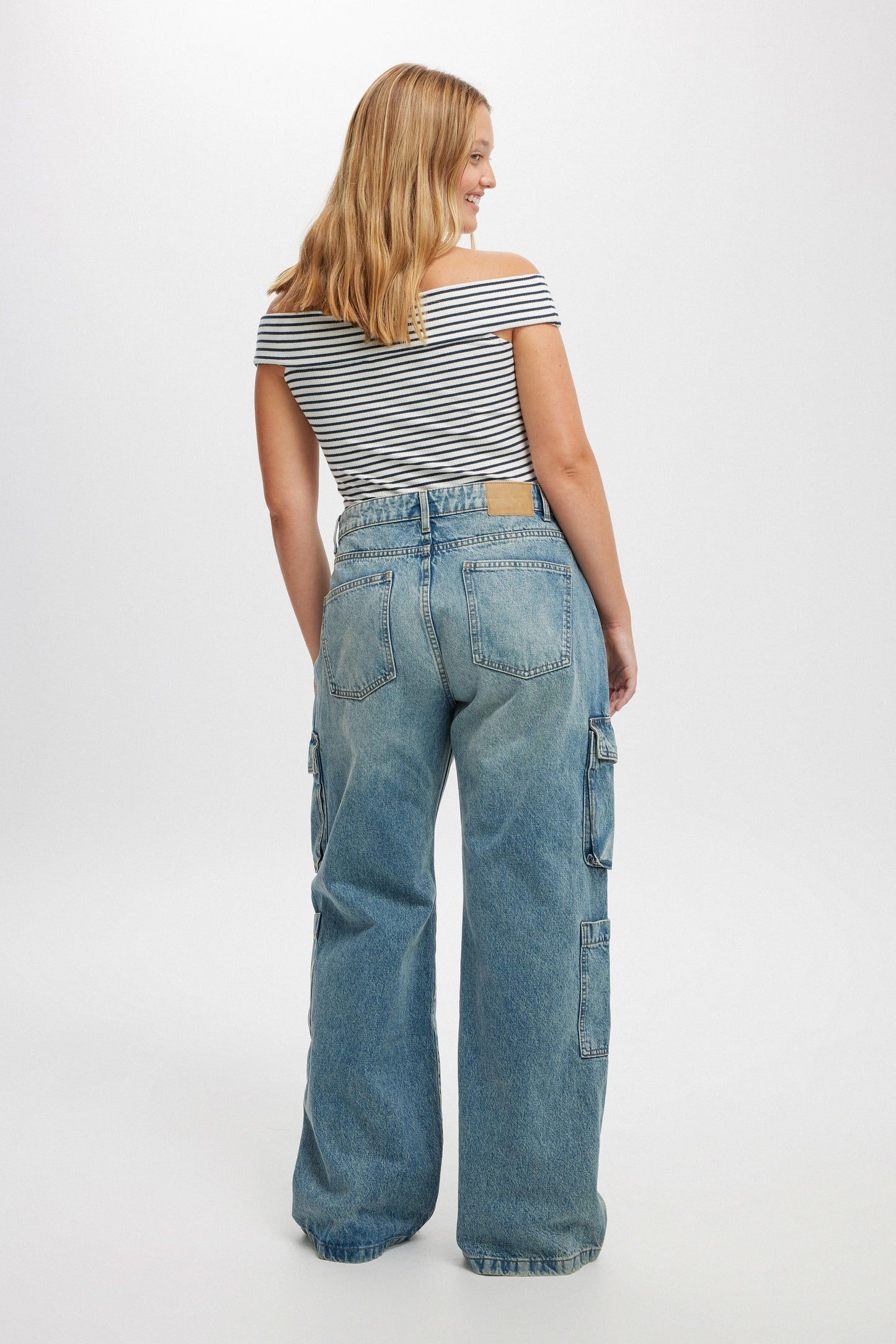 Cargo Wide Leg Jean