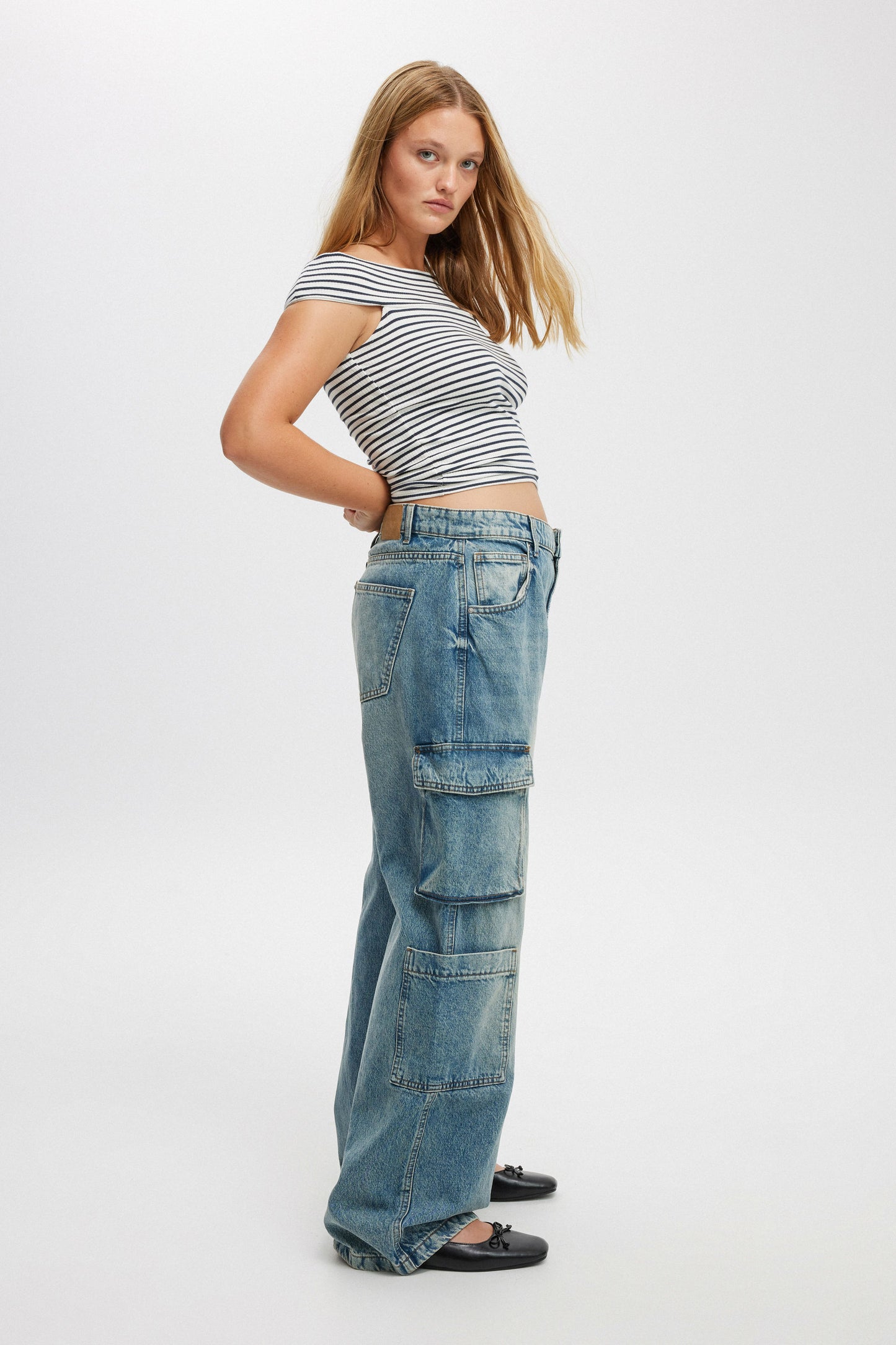 Cargo Wide Leg Jean