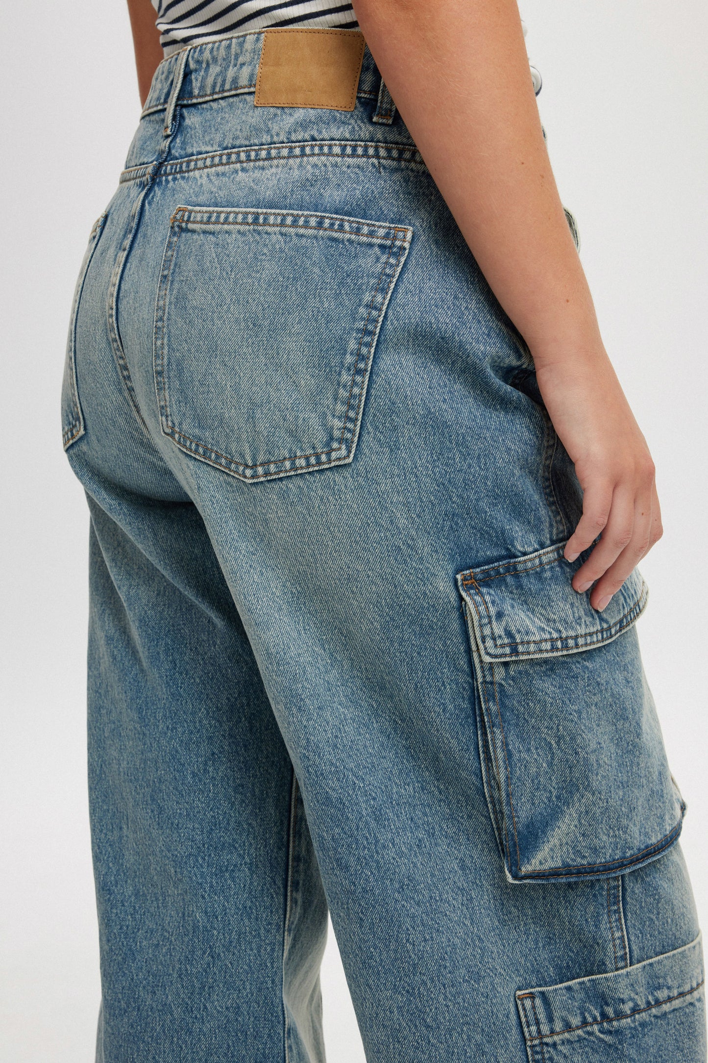 Cargo Wide Leg Jean
