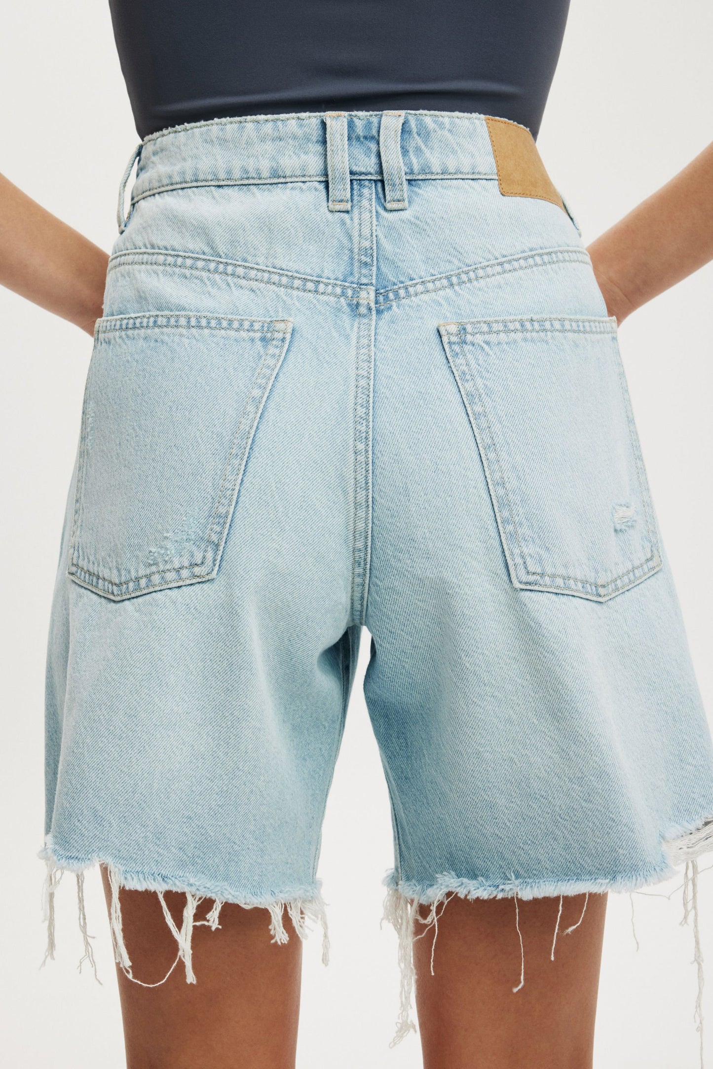 Relaxed Denim Short