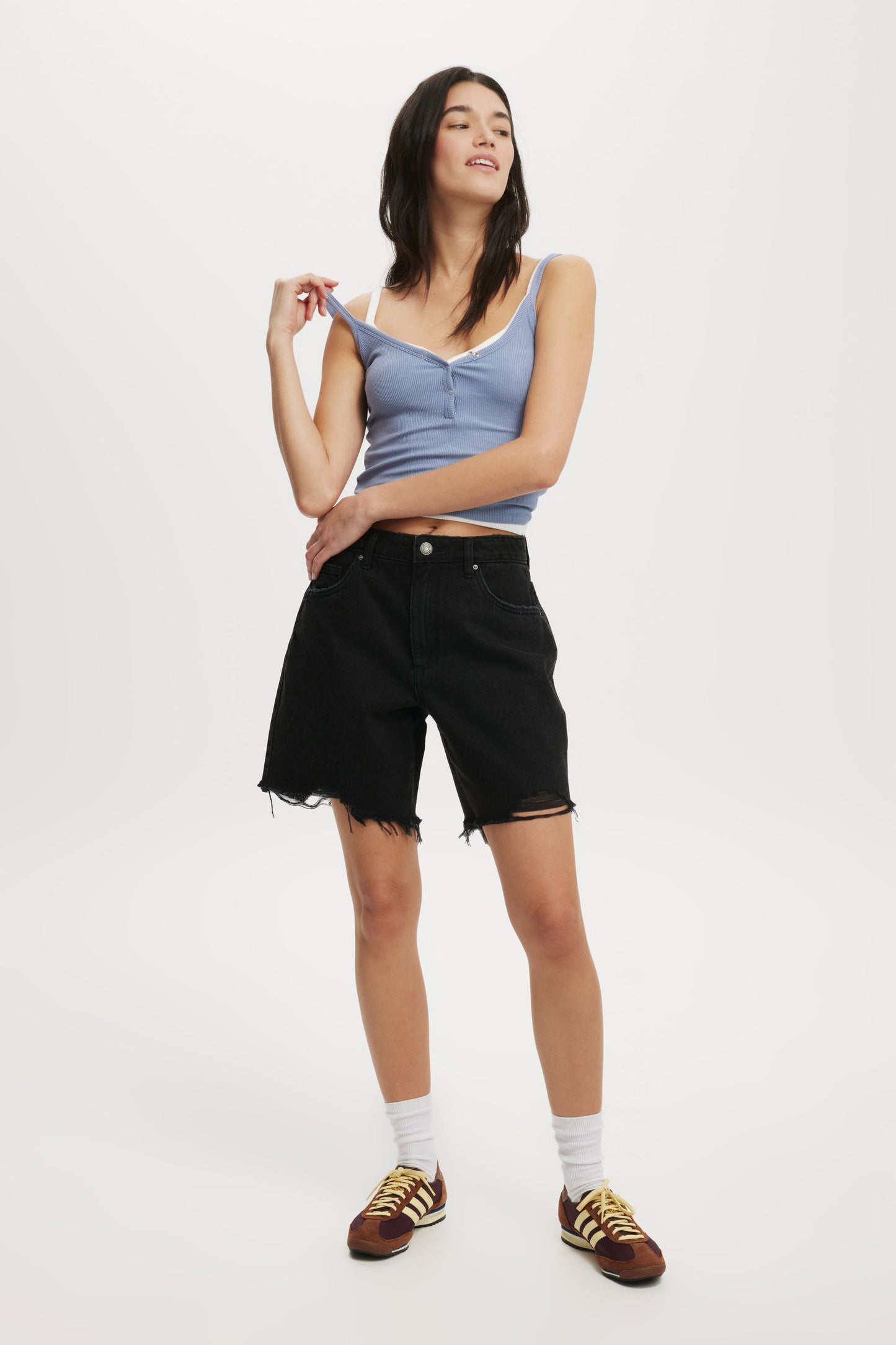 Relaxed Denim Short
