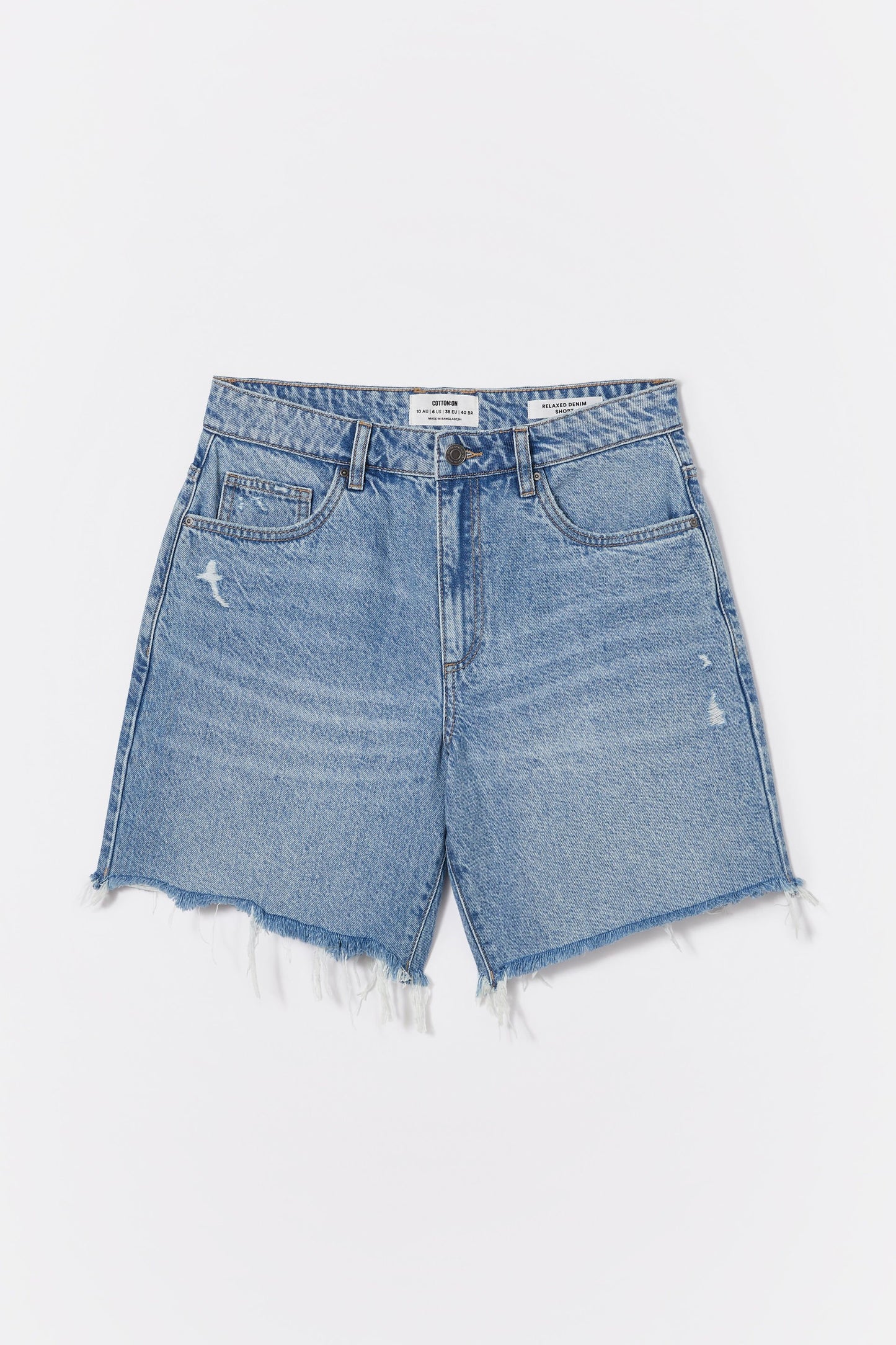Relaxed Denim Short