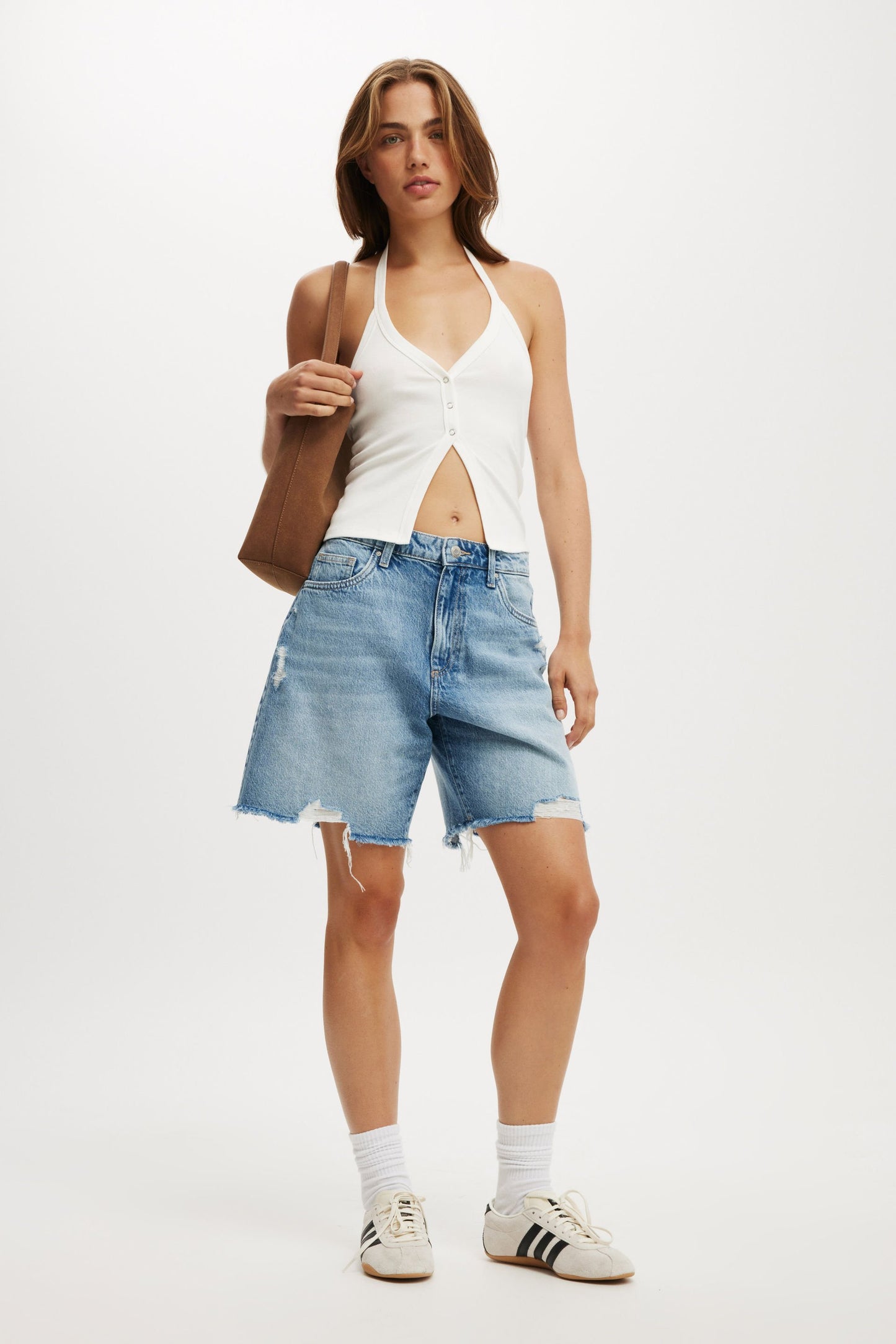 Relaxed Denim Short