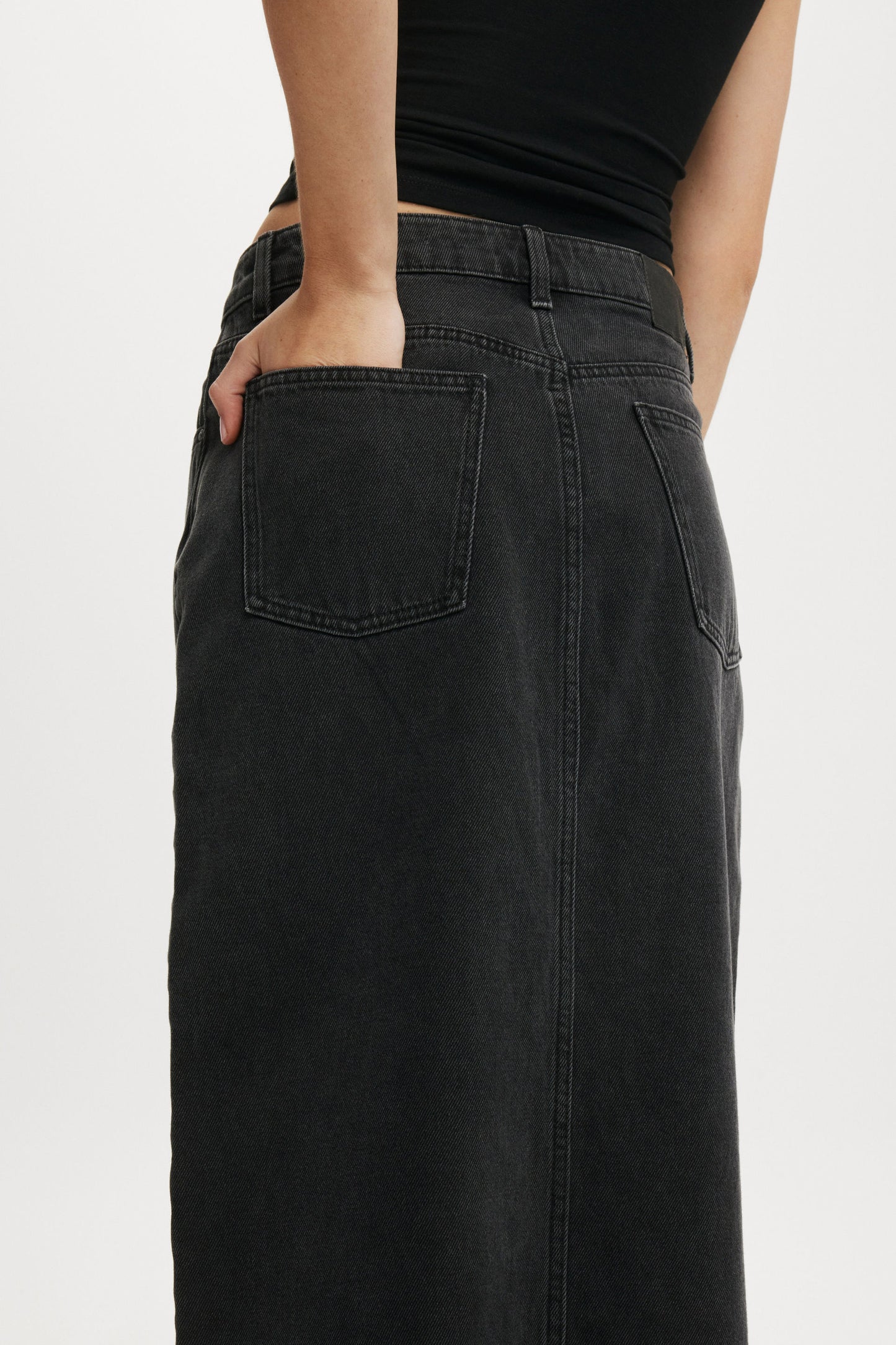 Bailey Denim Maxi Skirt