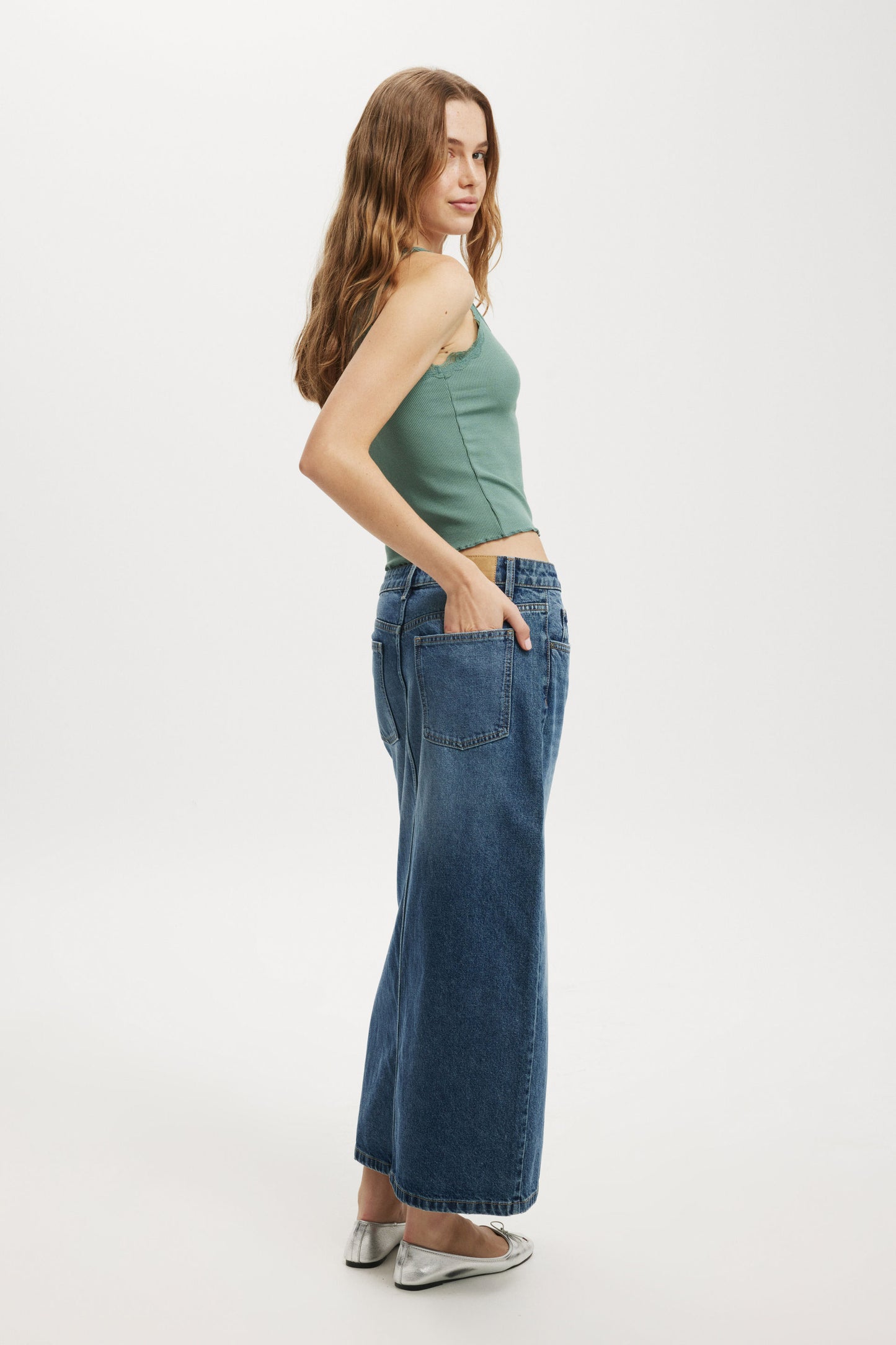 Bailey Denim Maxi Skirt