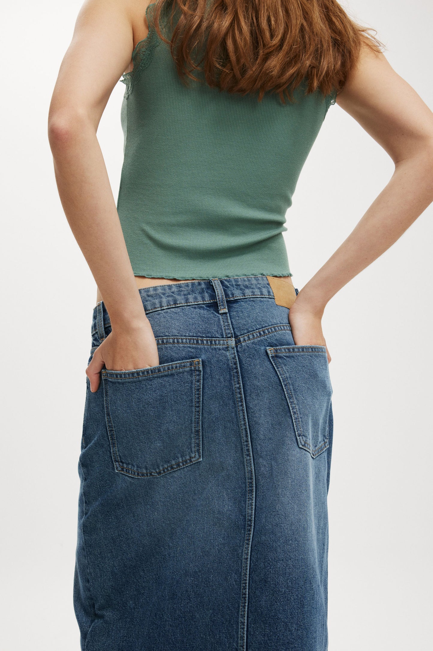 Bailey Denim Maxi Skirt