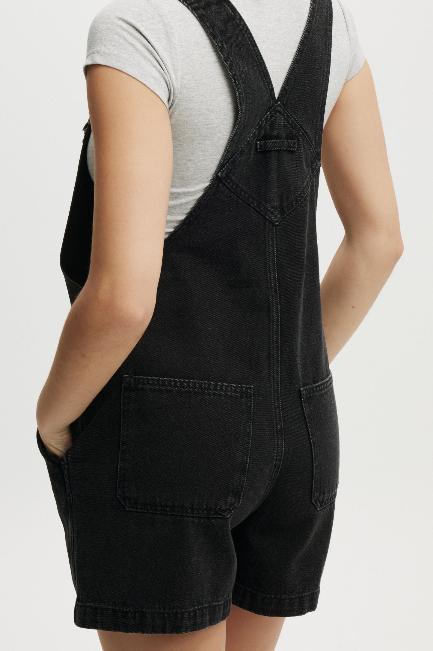 Short Denim Overall