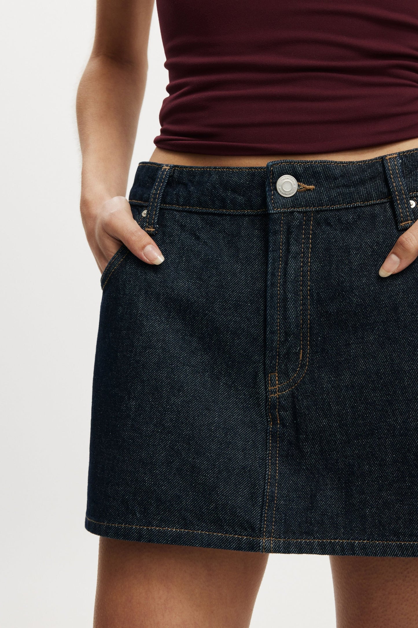 Mini Denim Skort
