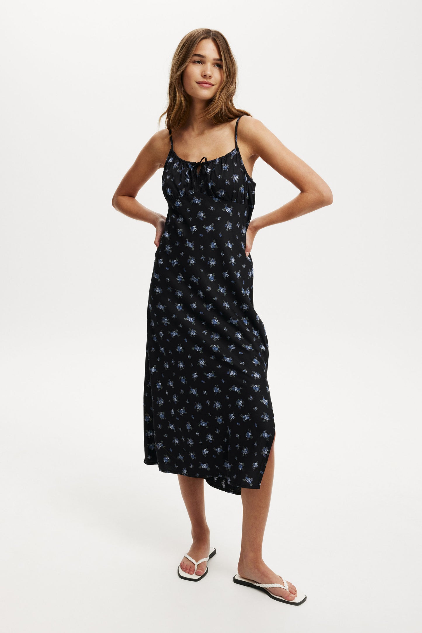 Skylar Ditsy Midi Dress