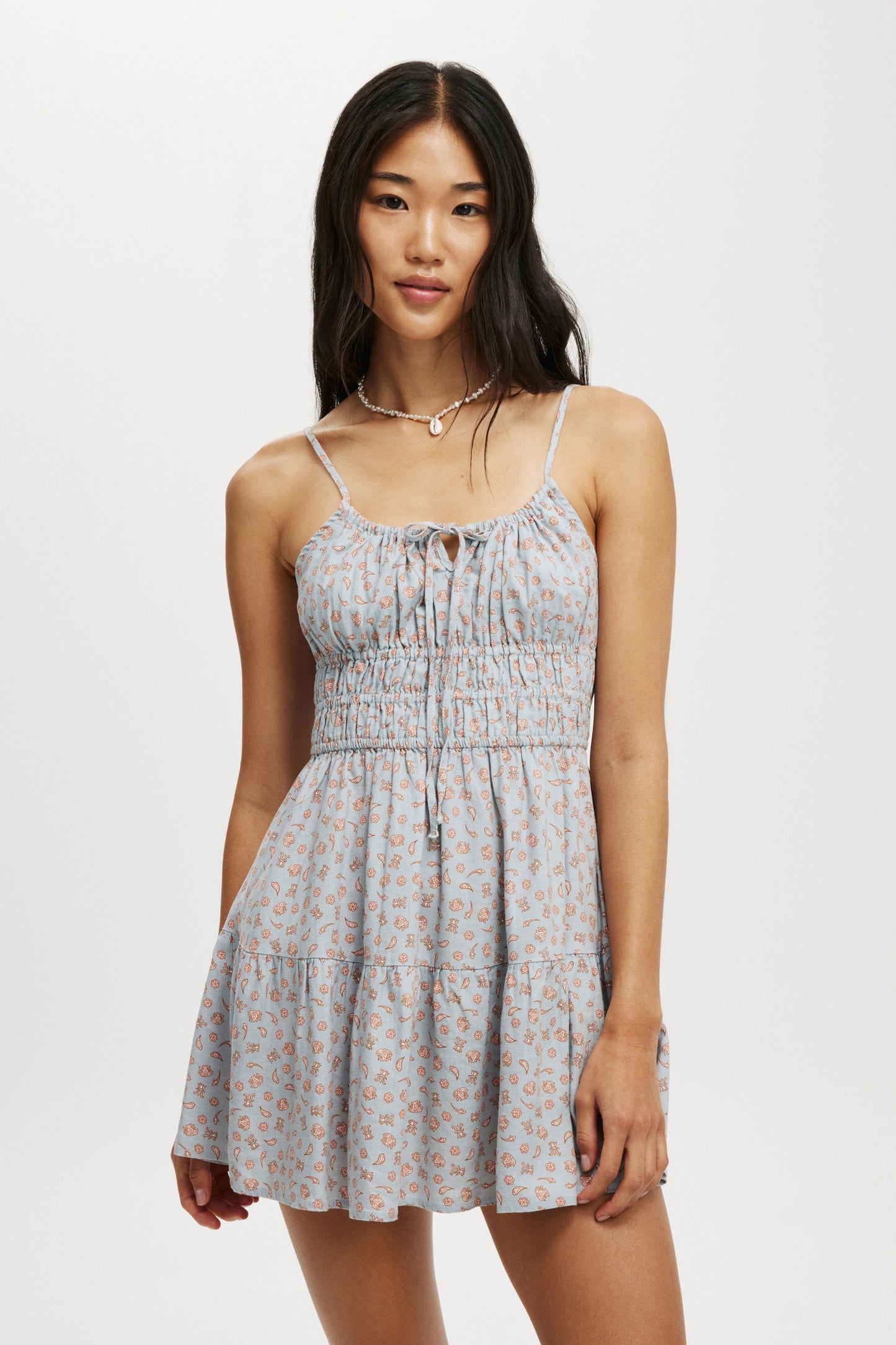 Haven Tiered Mini Dress