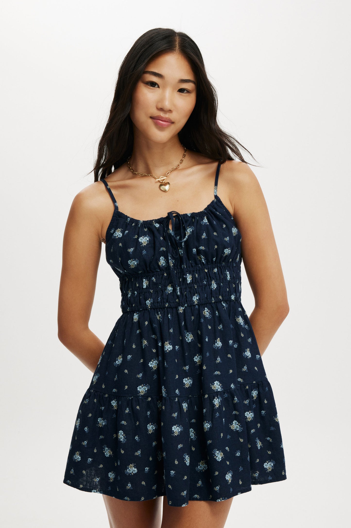 Haven Tiered Mini Dress