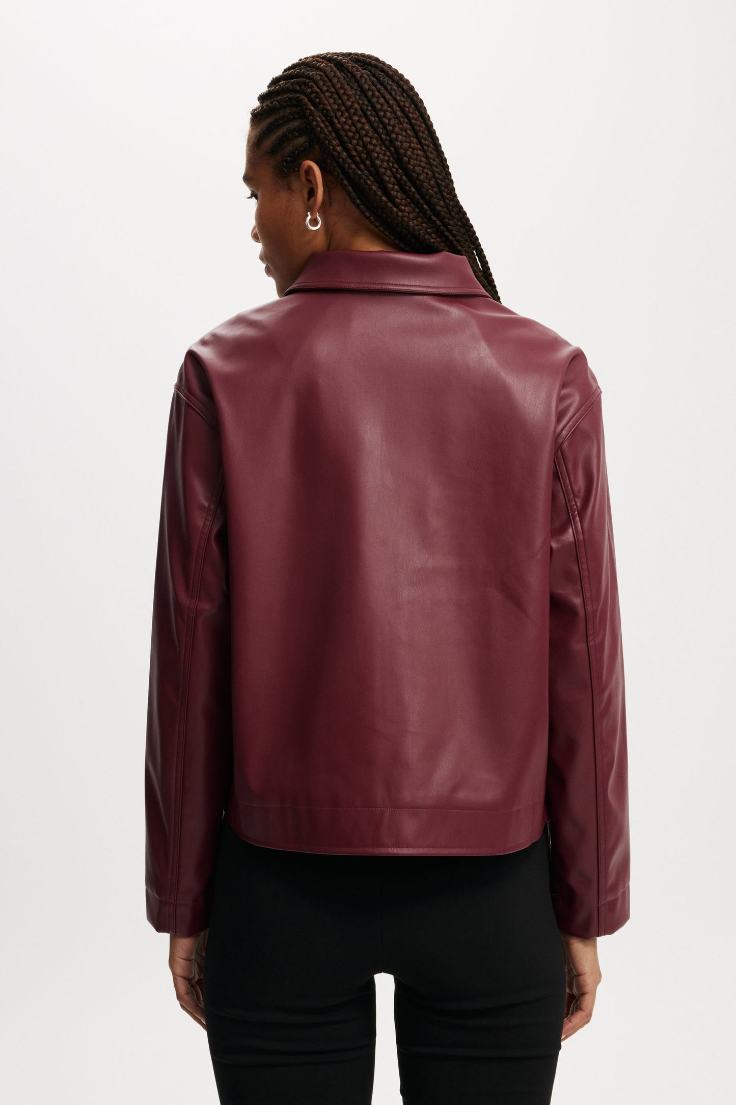 Ivy Faux Leather Jacket