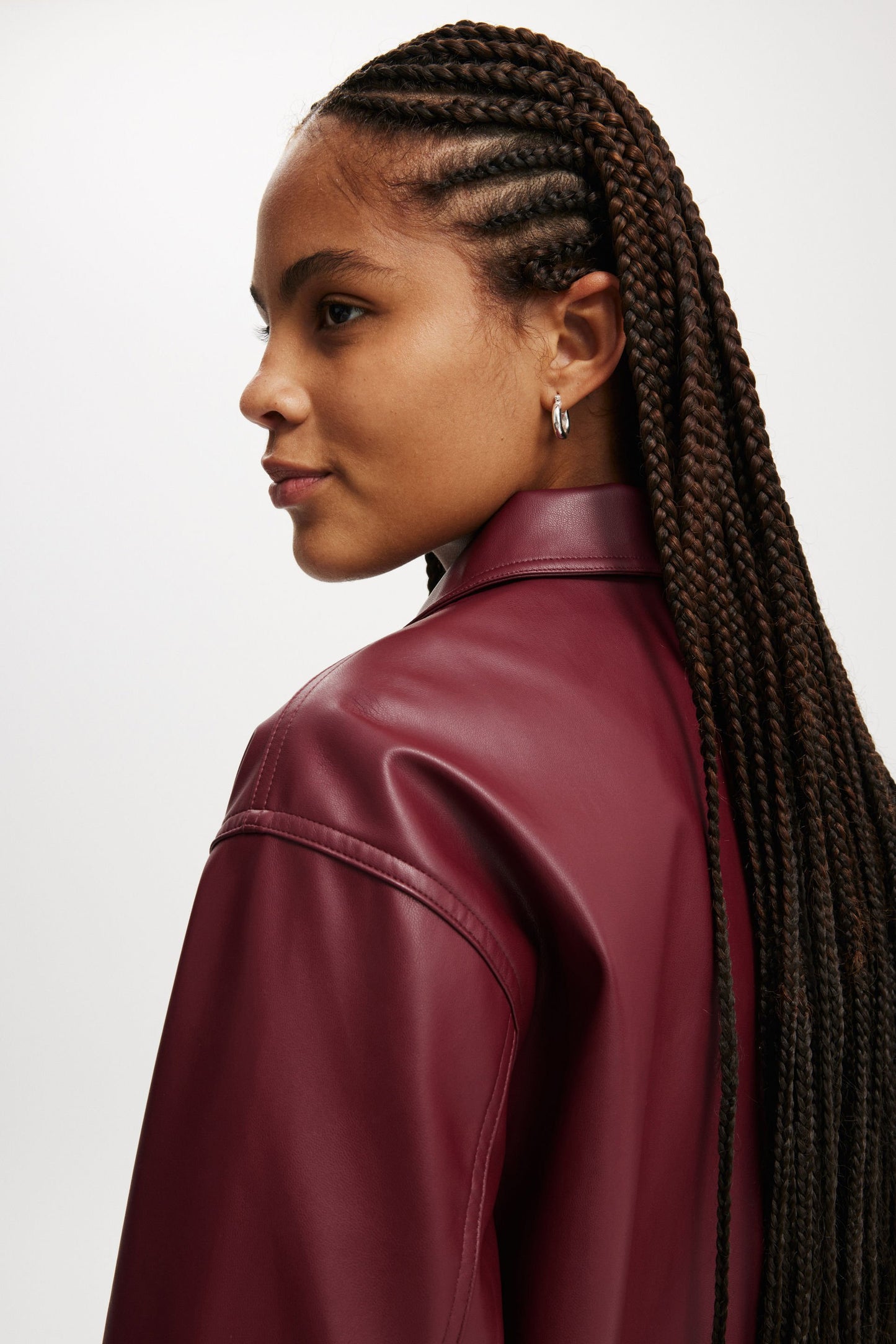 Ivy Faux Leather Jacket