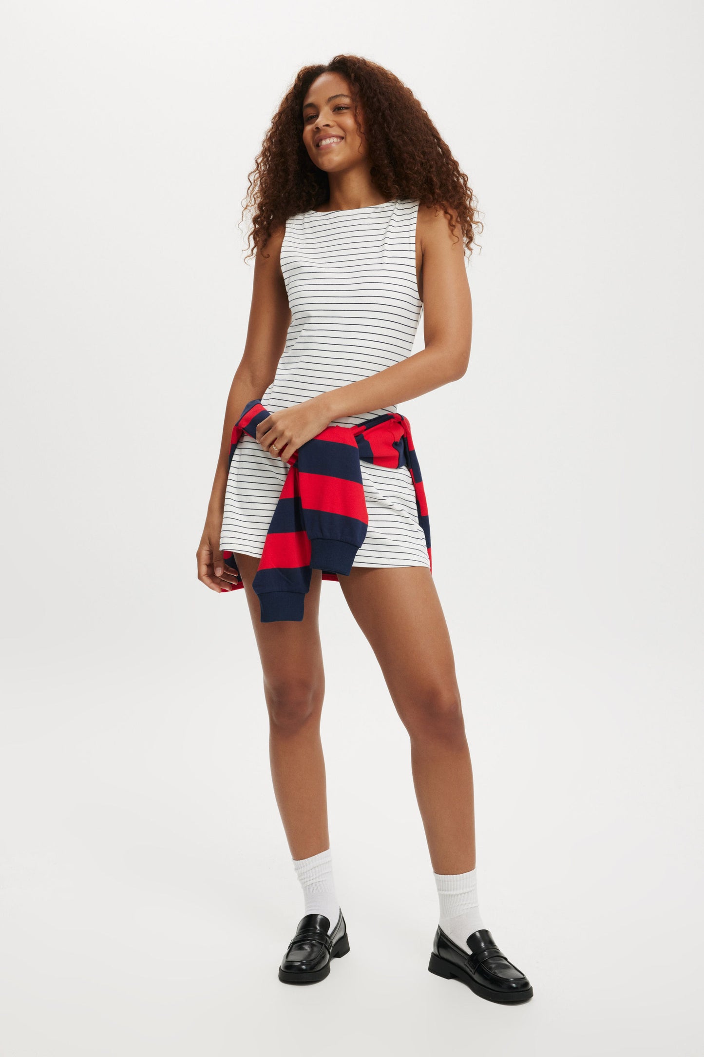 Bella Boat Neck Mini Dress
