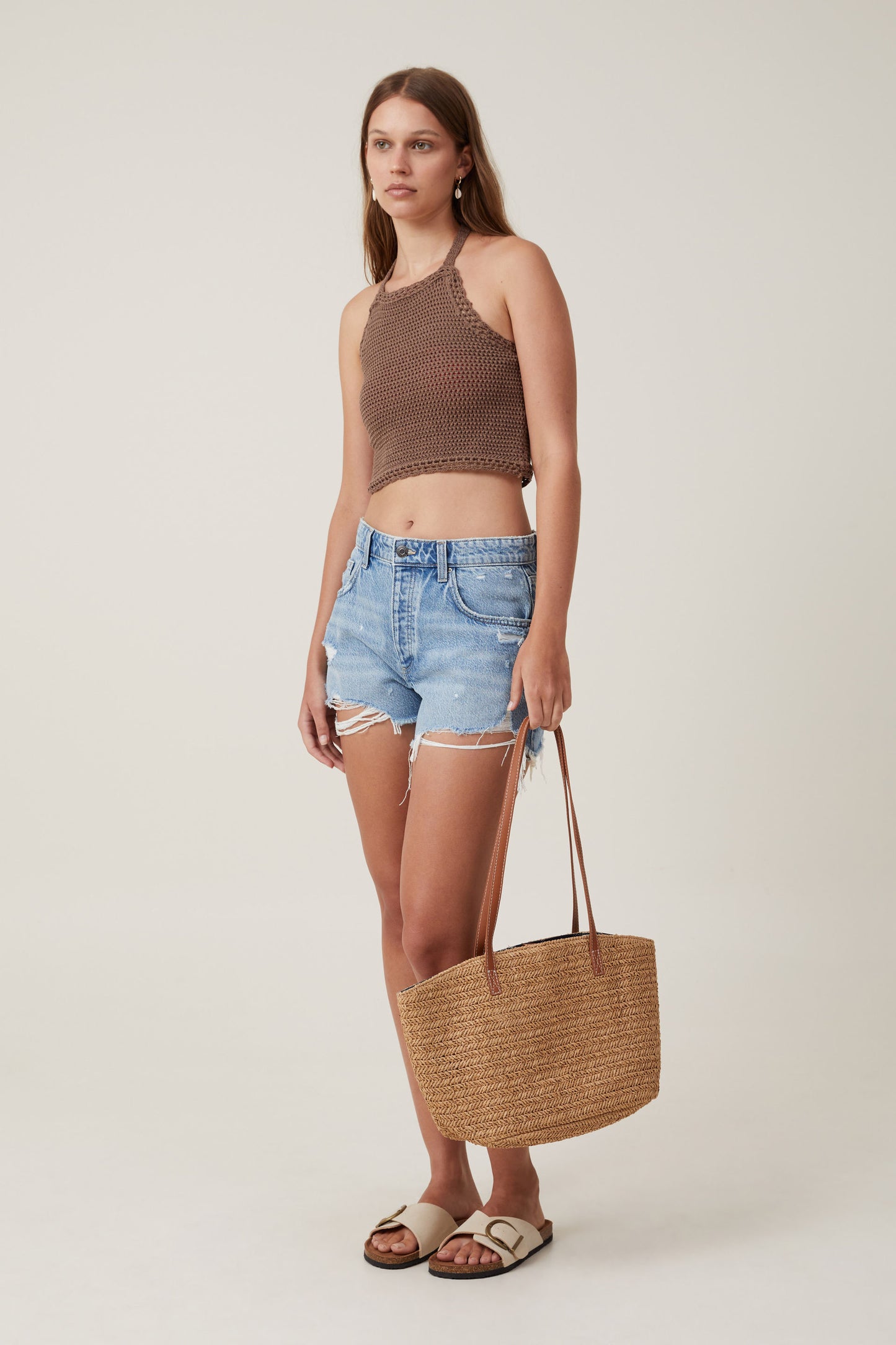 Crochet Scallop Halter Knit