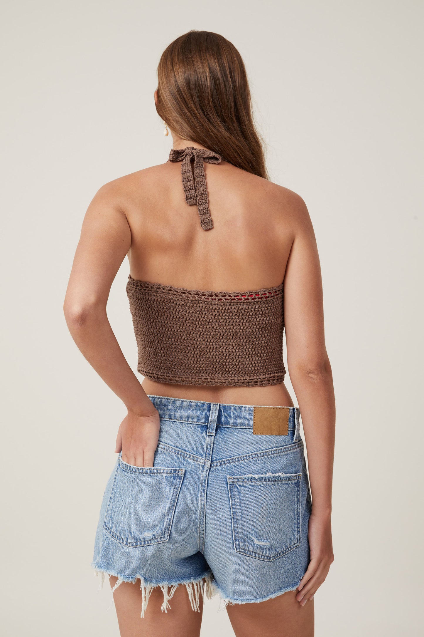 Crochet Scallop Halter Knit