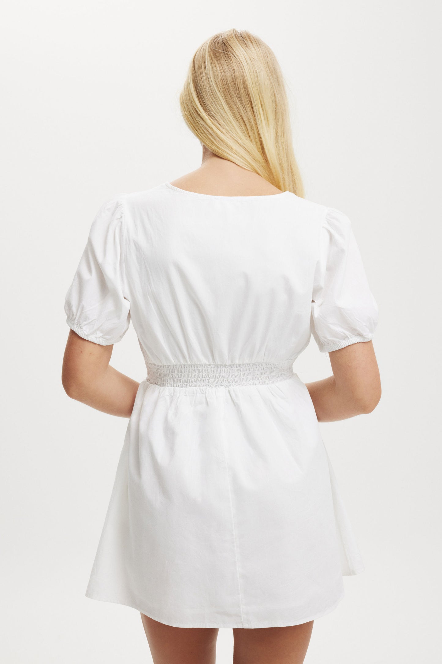 Allegra Tie Detail Mini Dress