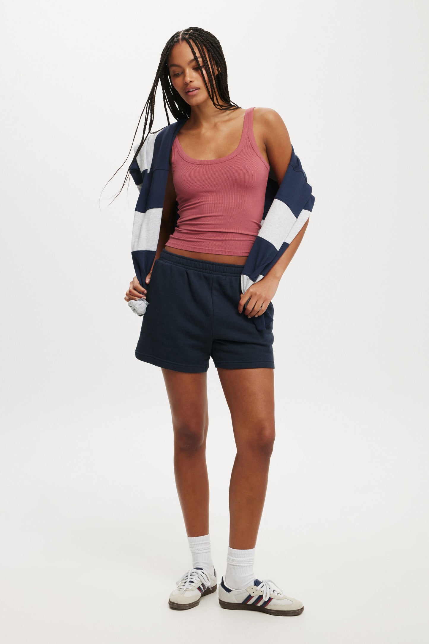 Staple Rib Double Scoop Tank