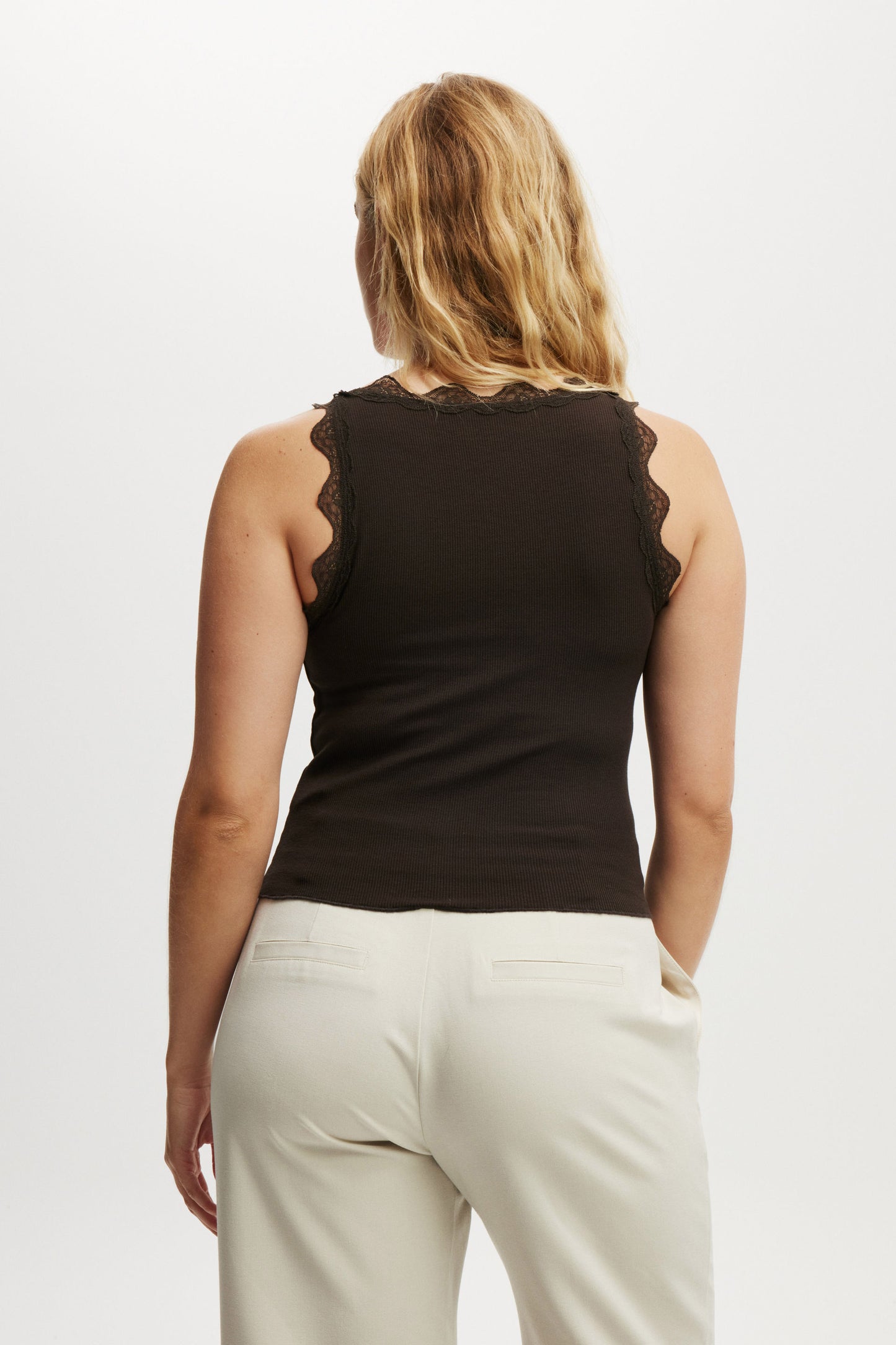 Tibby Lace Trim Tank