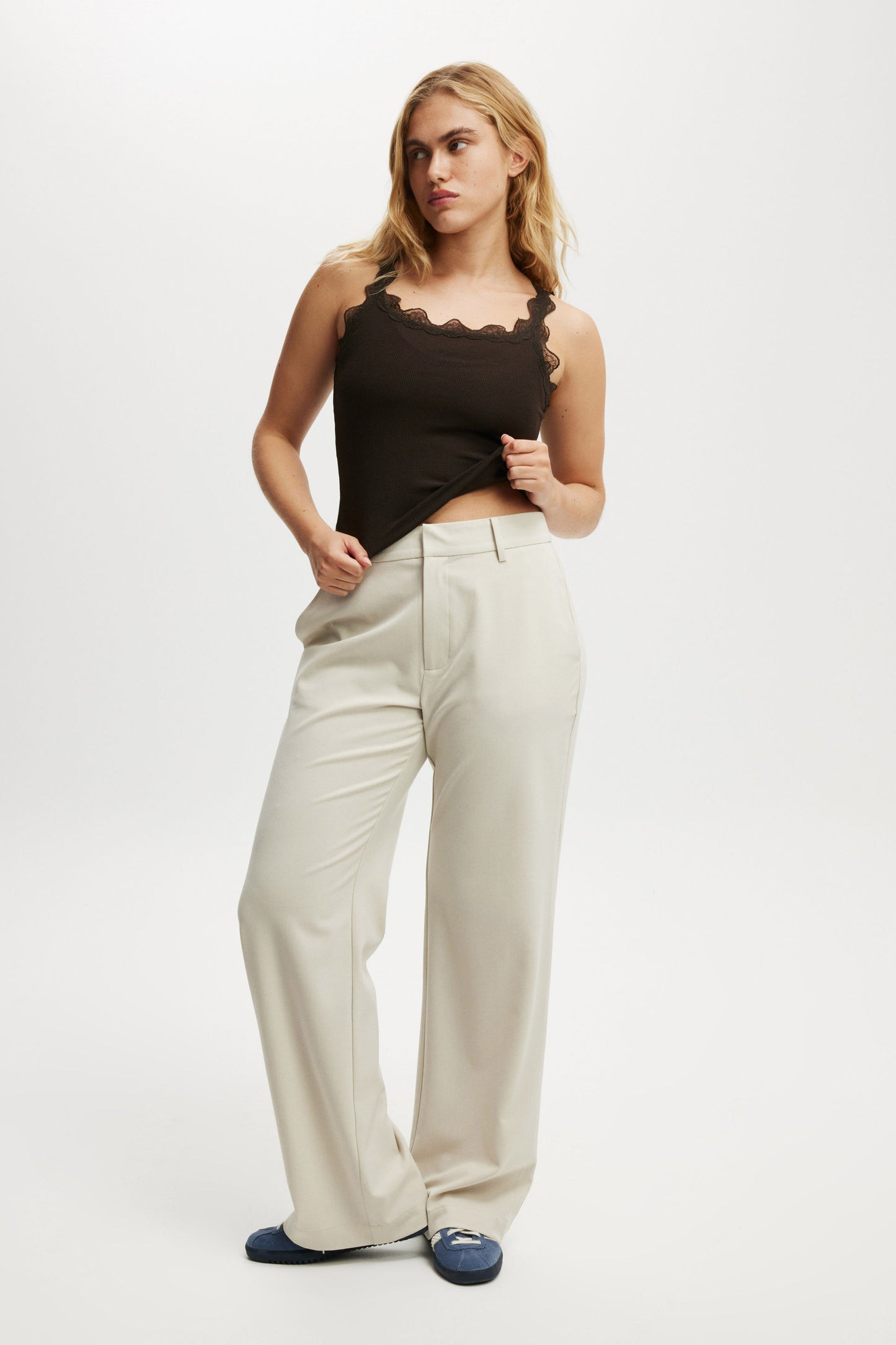 Tibby Lace Trim Tank