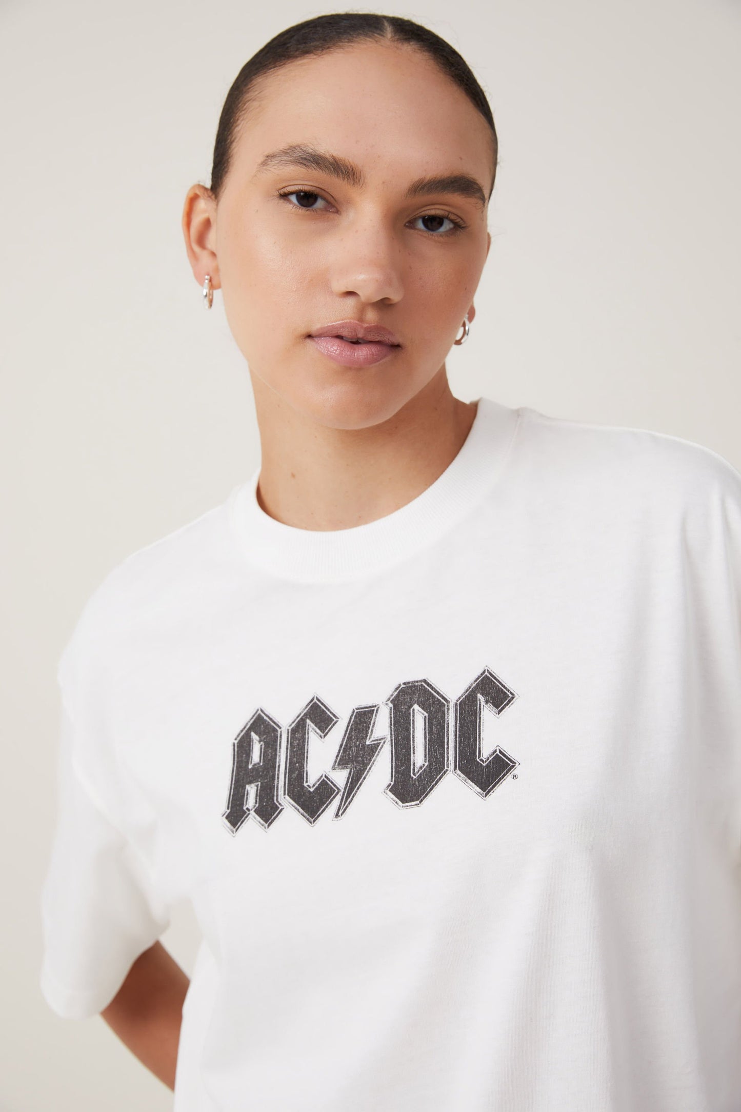 Acdc Boxy Graphic Tee