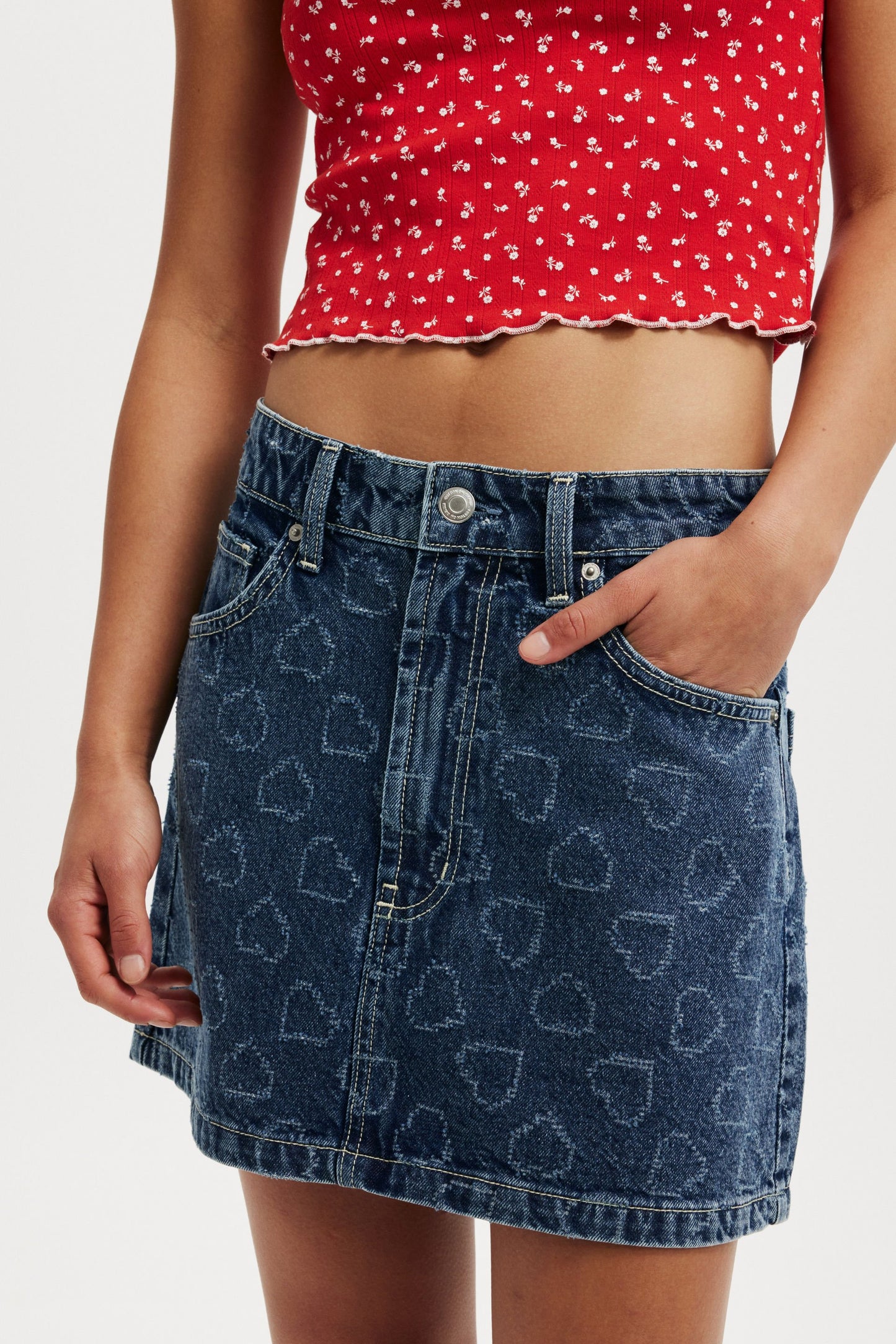 Original Denim Mini Skirt