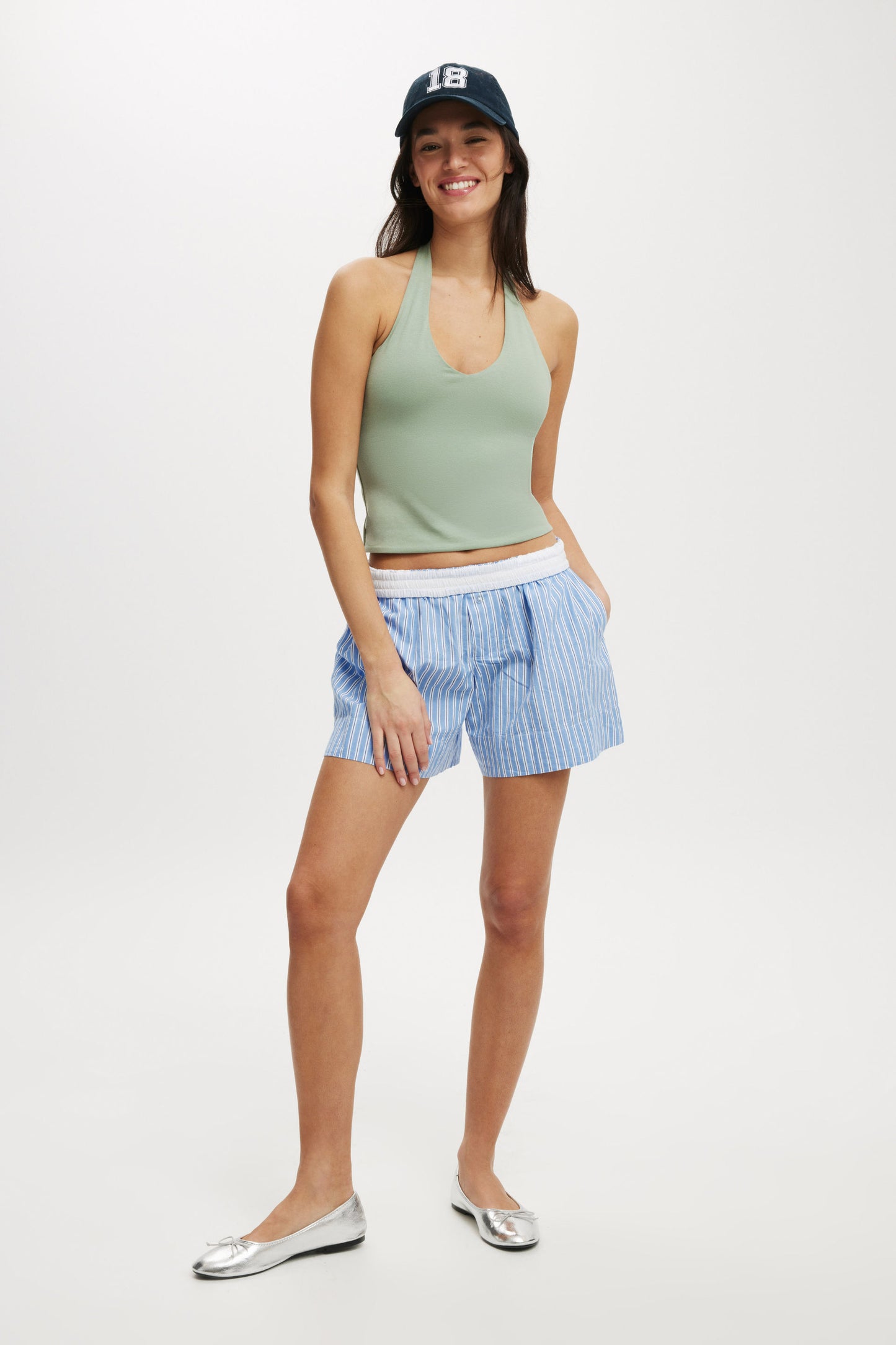 All Day V Neck Halter