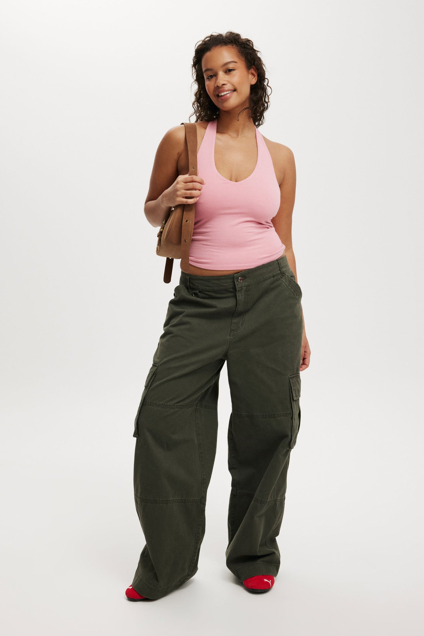 All Day V Neck Halter
