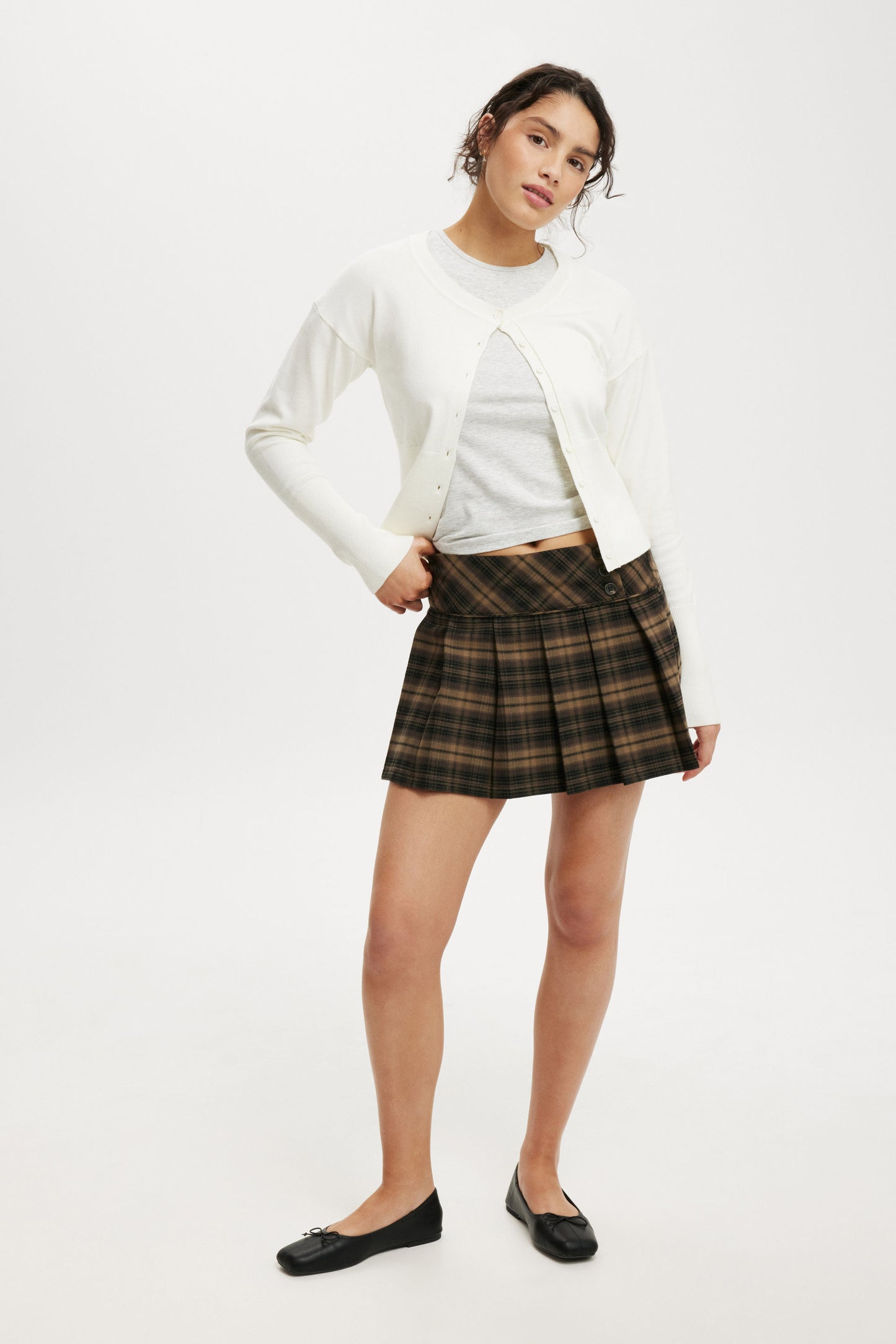 Wren Pleated Mini Skirt
