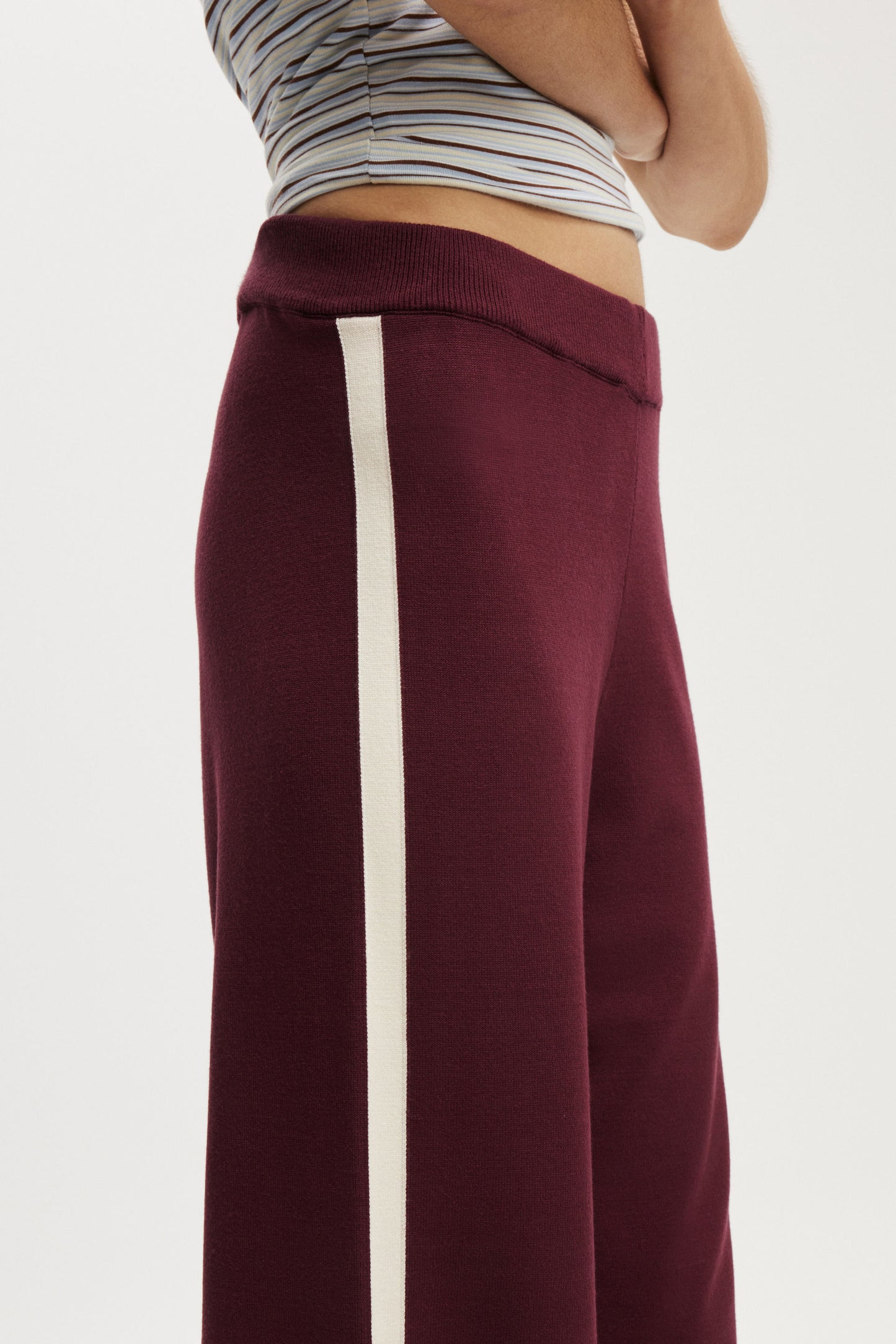 Wide Leg Knit Pant