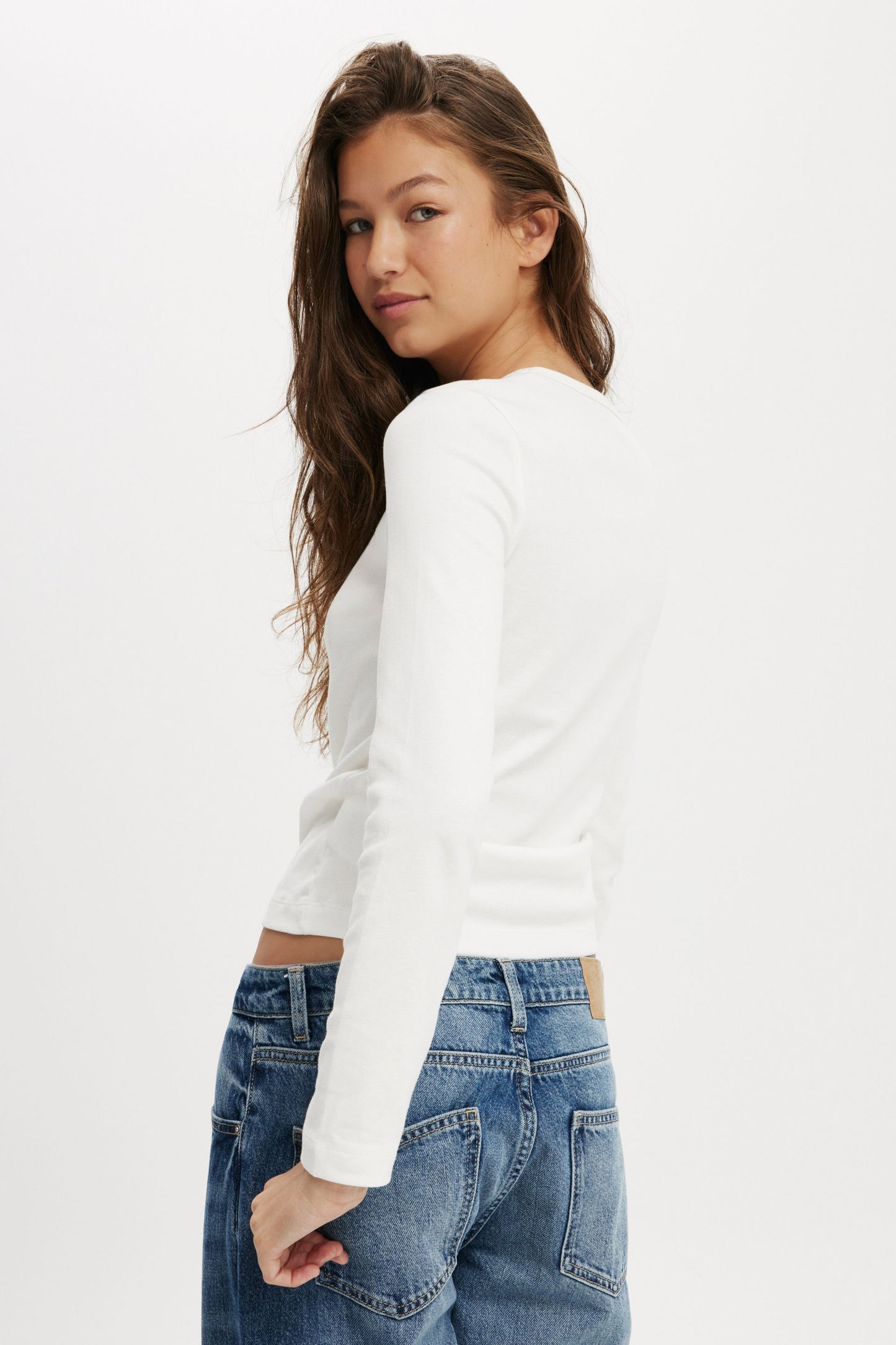 Rib Longsleeve Graphic Tee