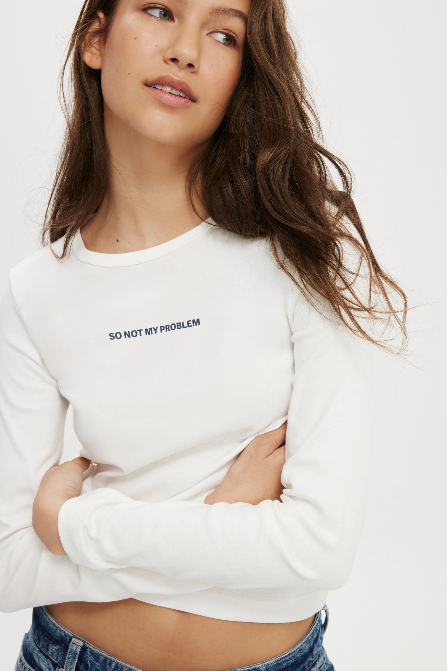 Rib Longsleeve Graphic Tee